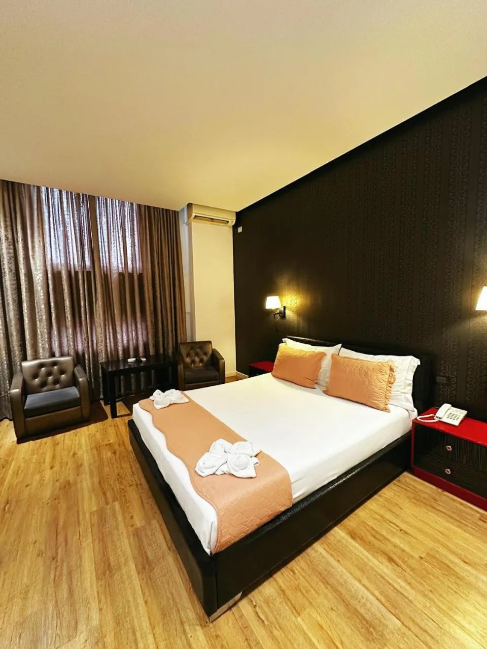 Bed in Aurelis Hotel