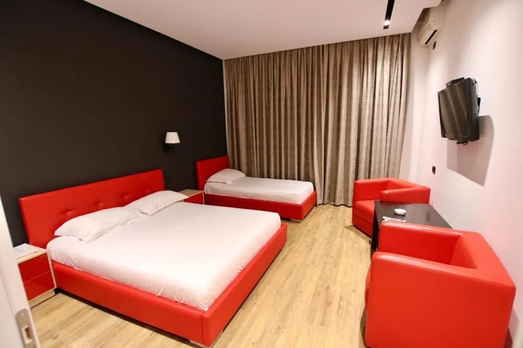 Photo of the whole room, Bed in Aurelis Hotel