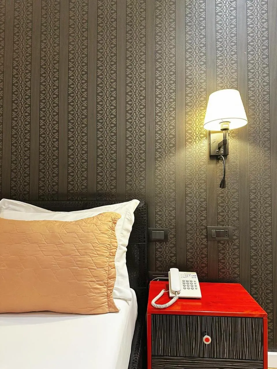 Bed in Aurelis Hotel