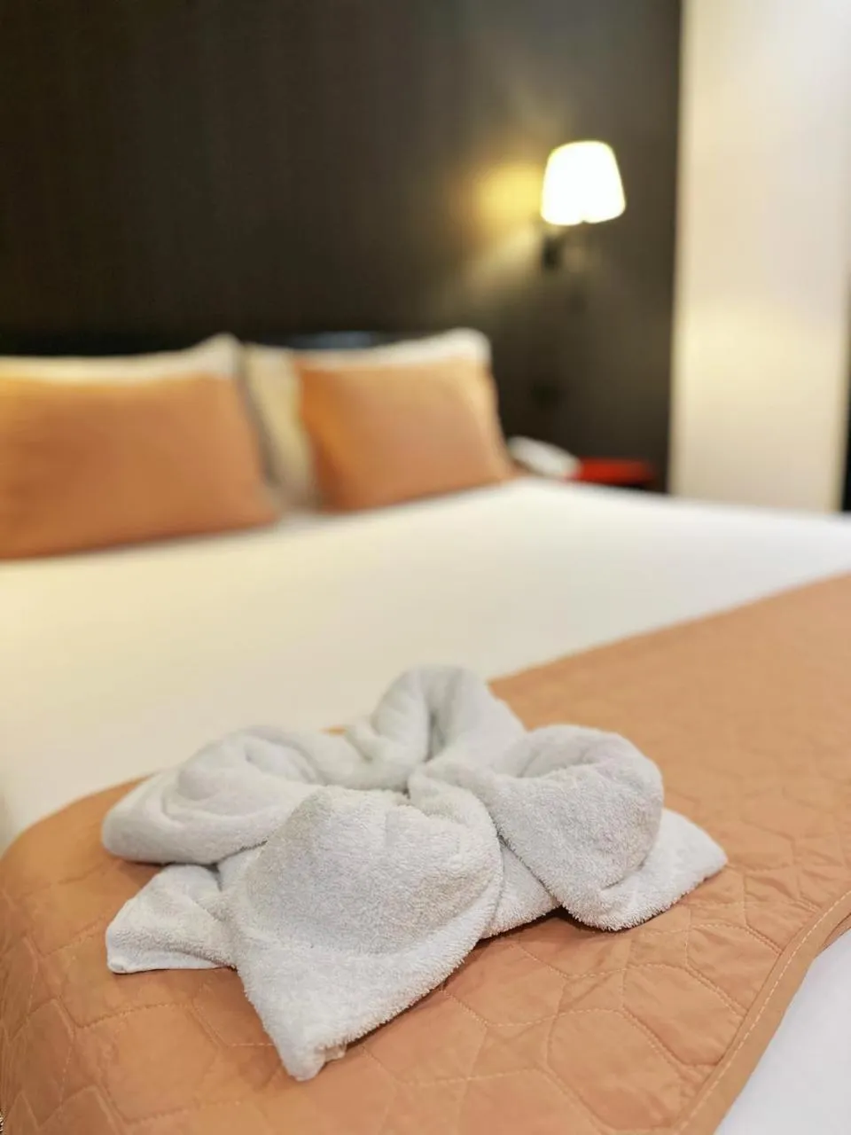 Bed in Aurelis Hotel