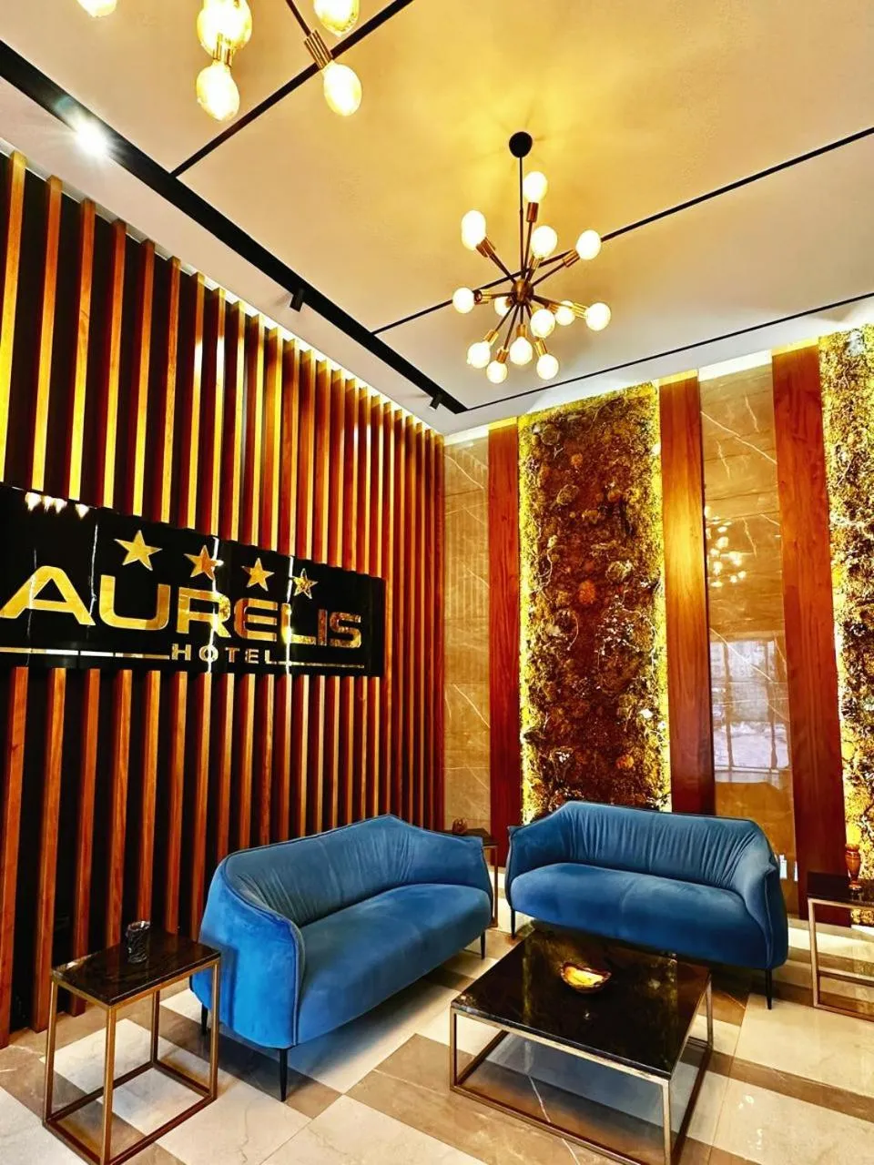 Lobby or reception in Aurelis Hotel