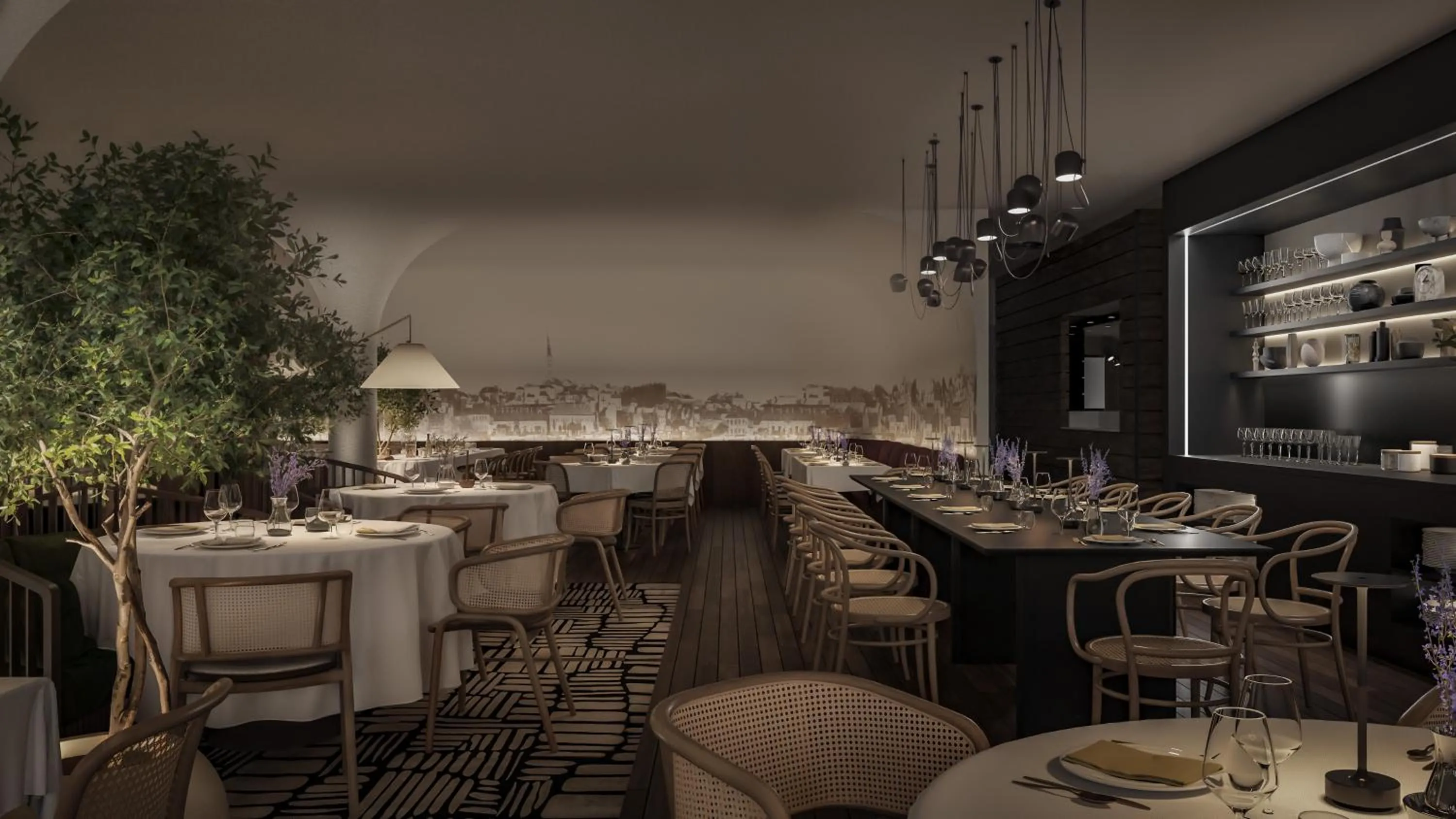 Restaurant/places to eat in Radisson Collection Hotel, Old Mill Belgrade