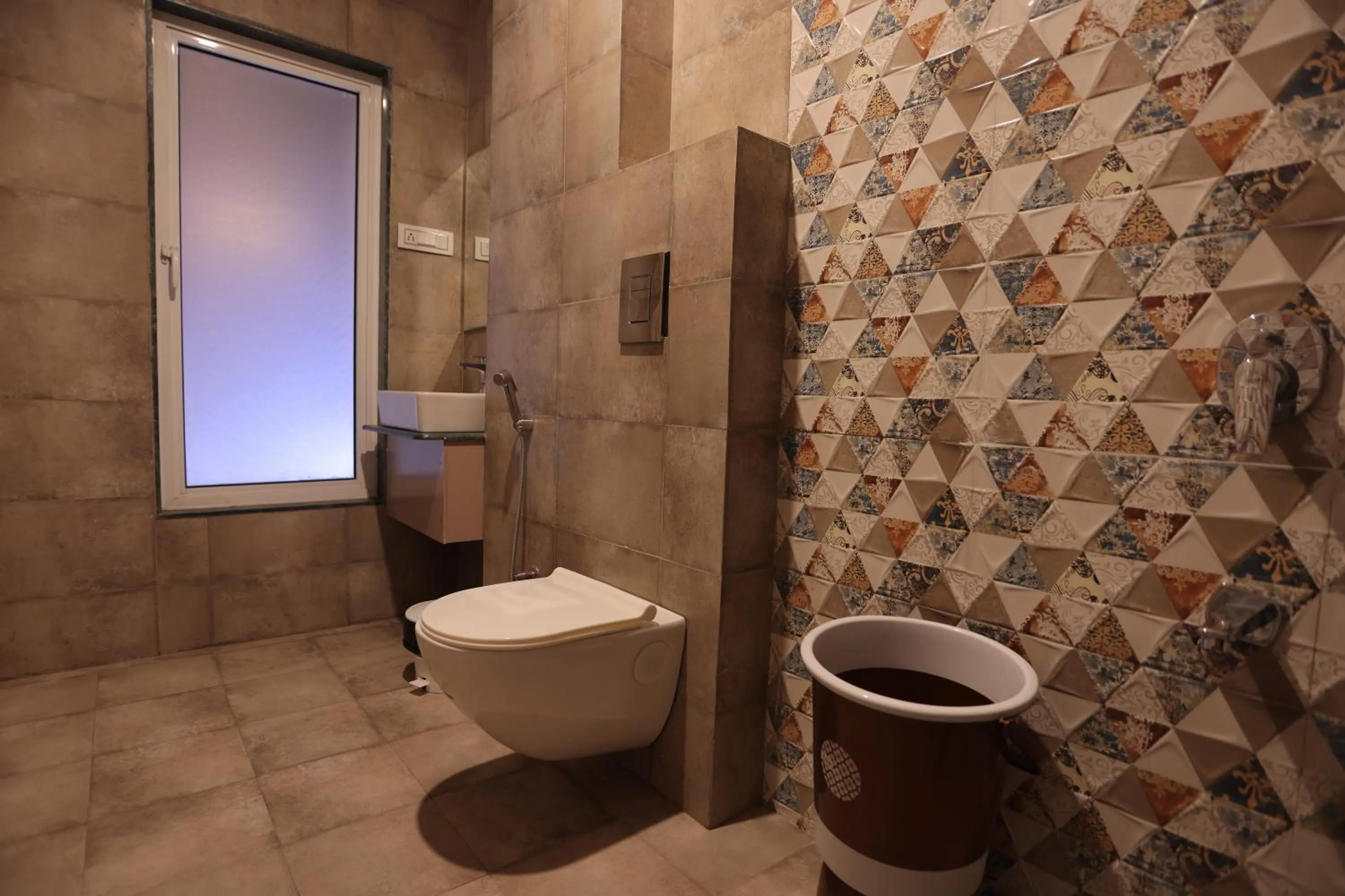 Shower in The Grand Uddhav- a boutique hotel