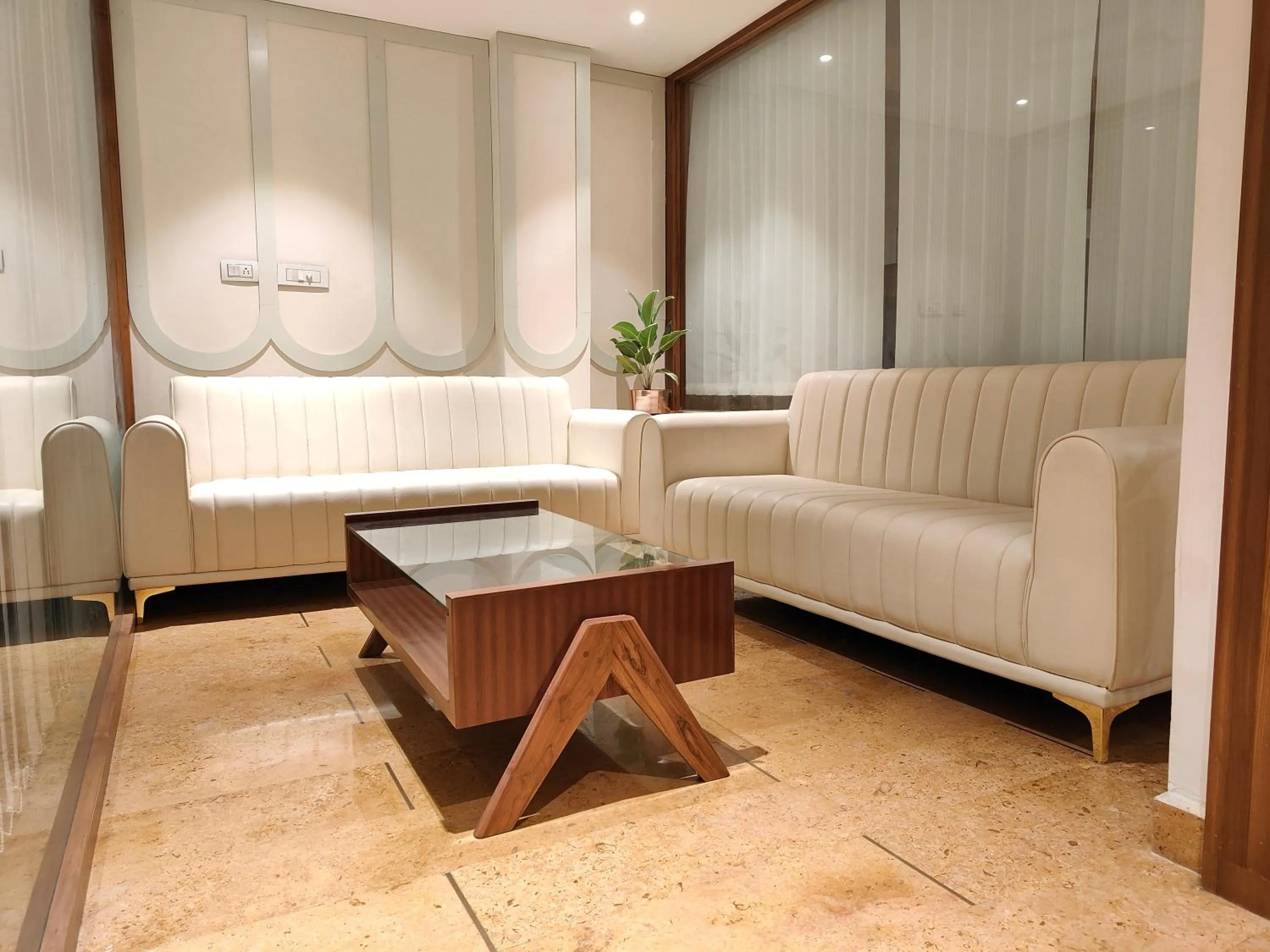 Seating area in The Grand Uddhav- a boutique hotel