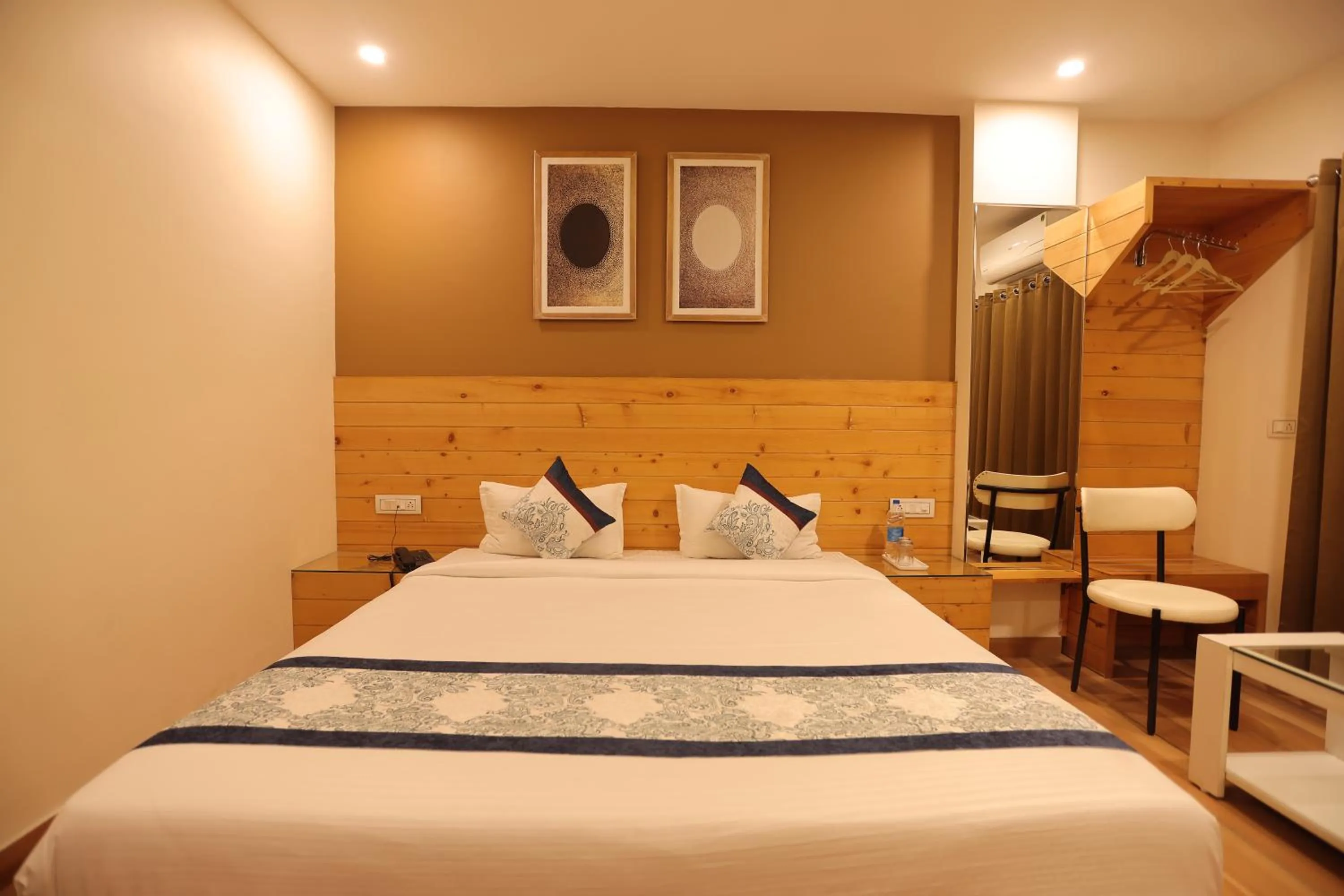 Bed in The Grand Uddhav- a boutique hotel