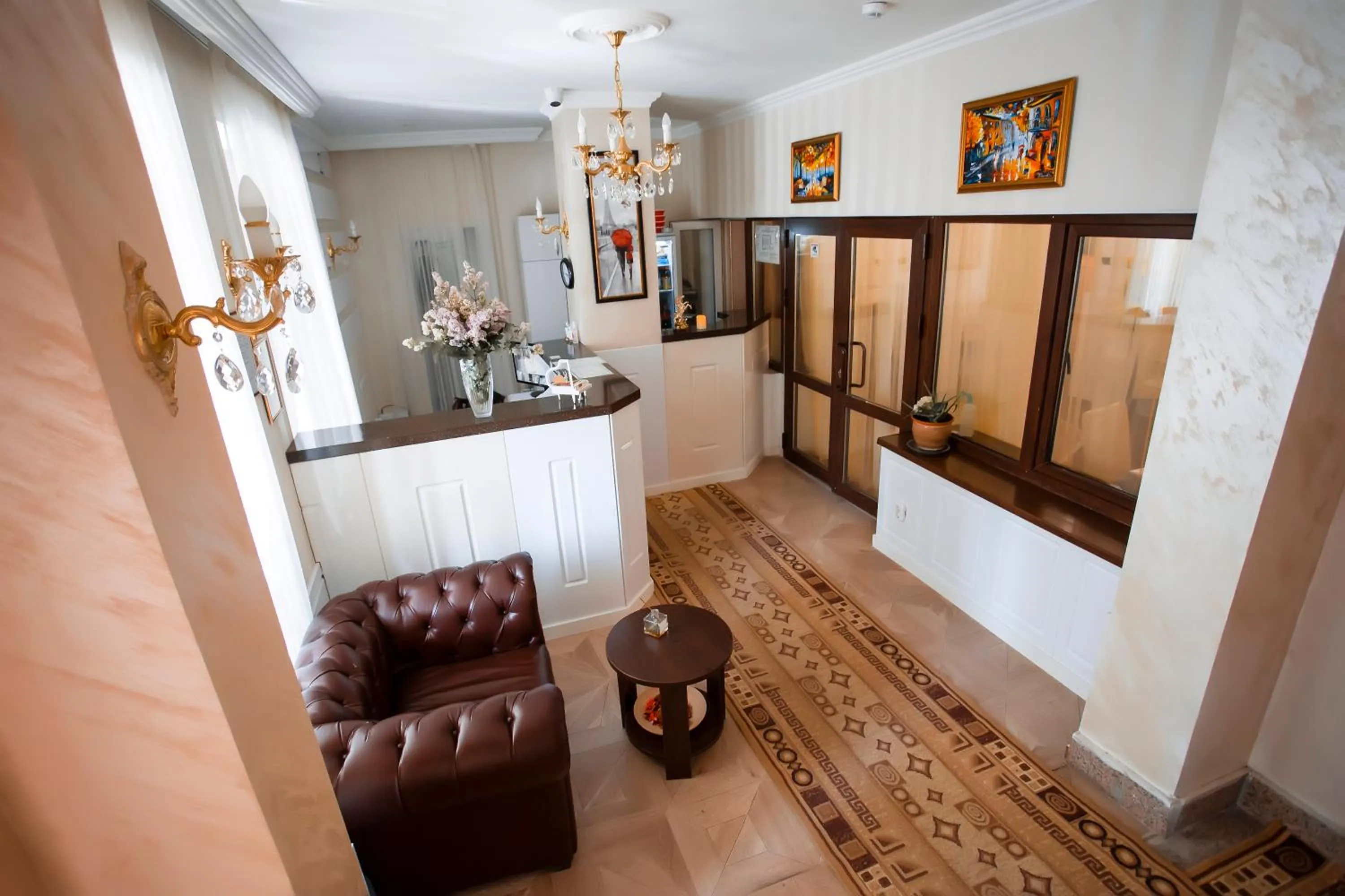 Lobby or reception in Versal Hotel