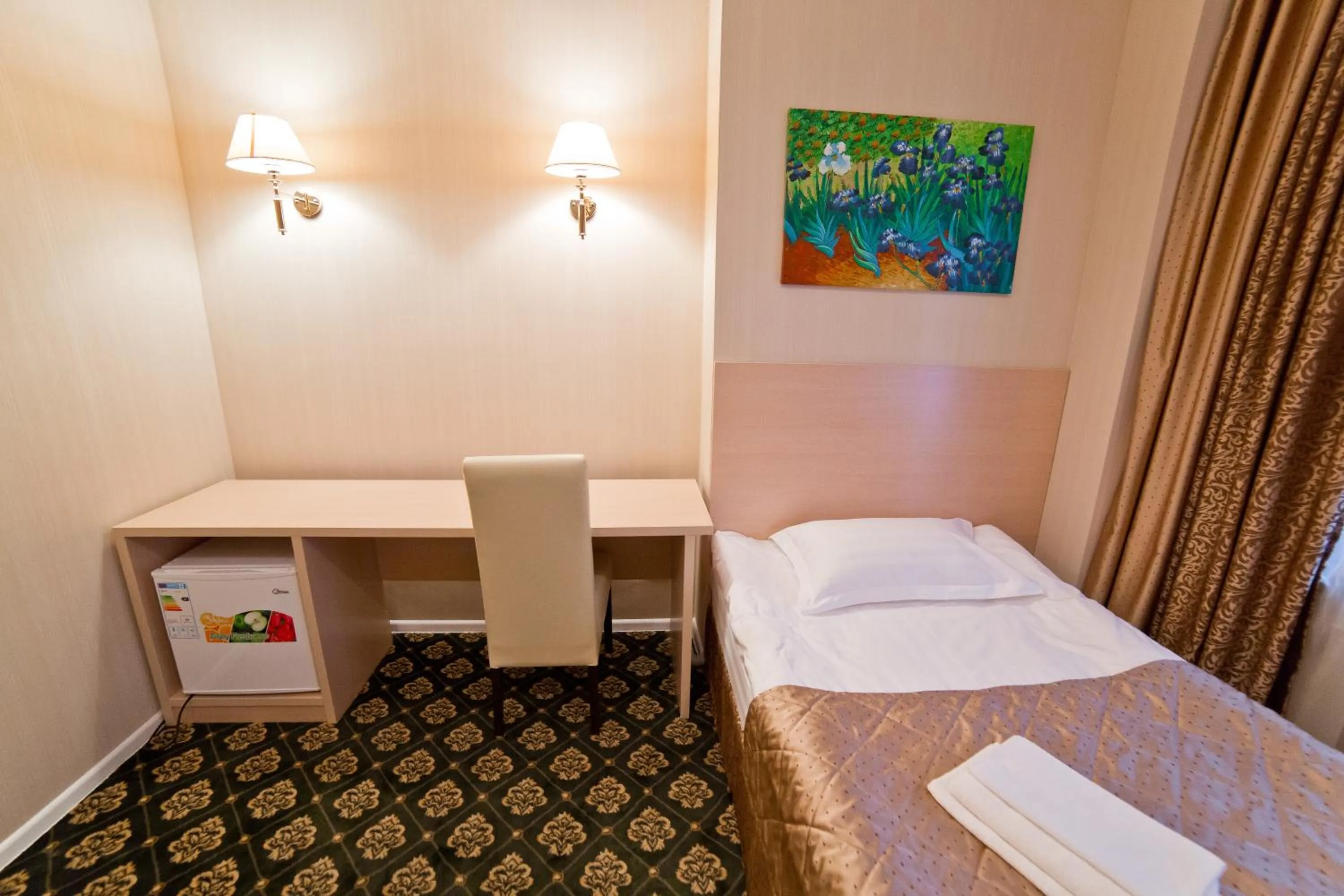 Decorative detail, Bed in Versal Hotel