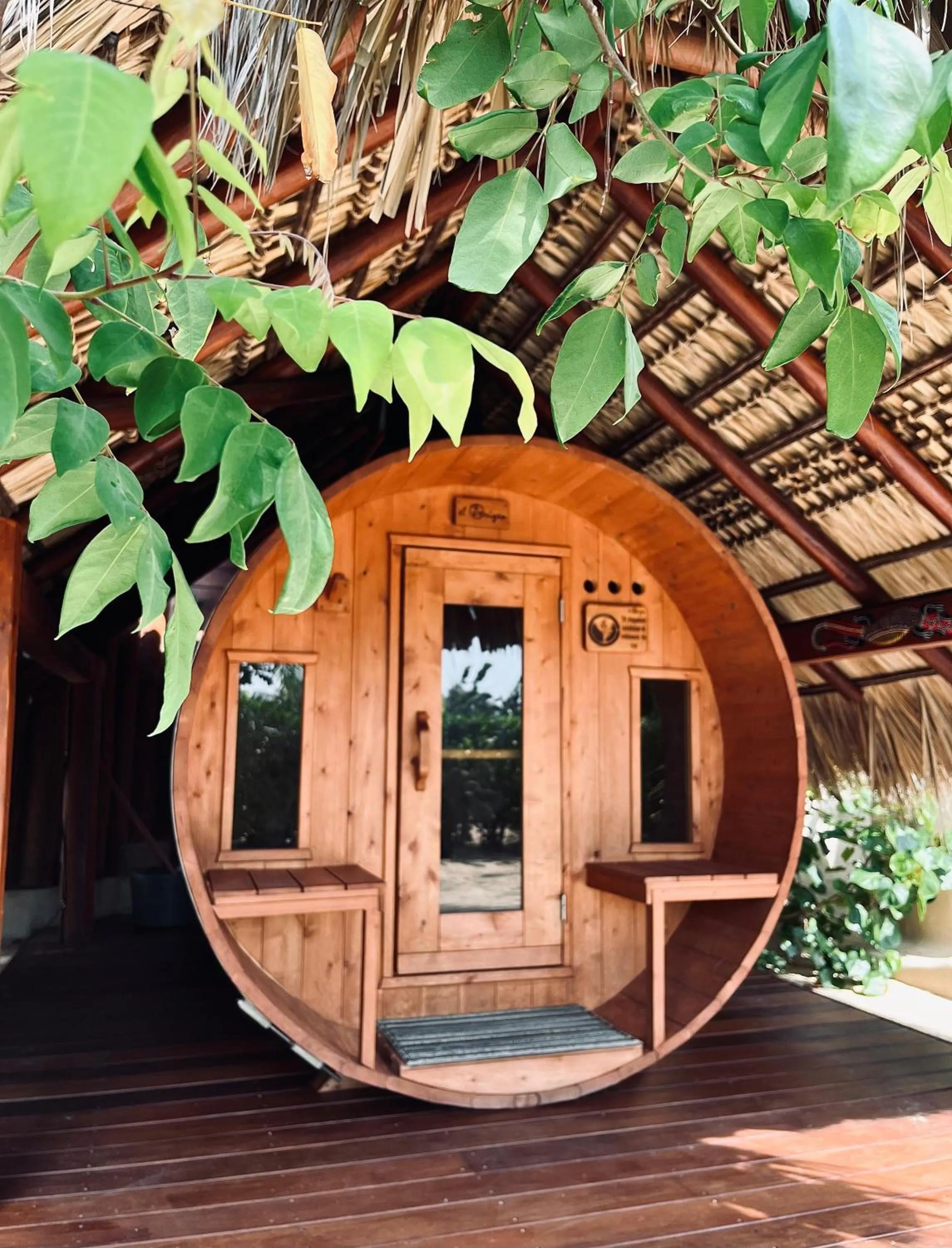 Sauna in El Origen Villas & Spa-Puerto Escondido