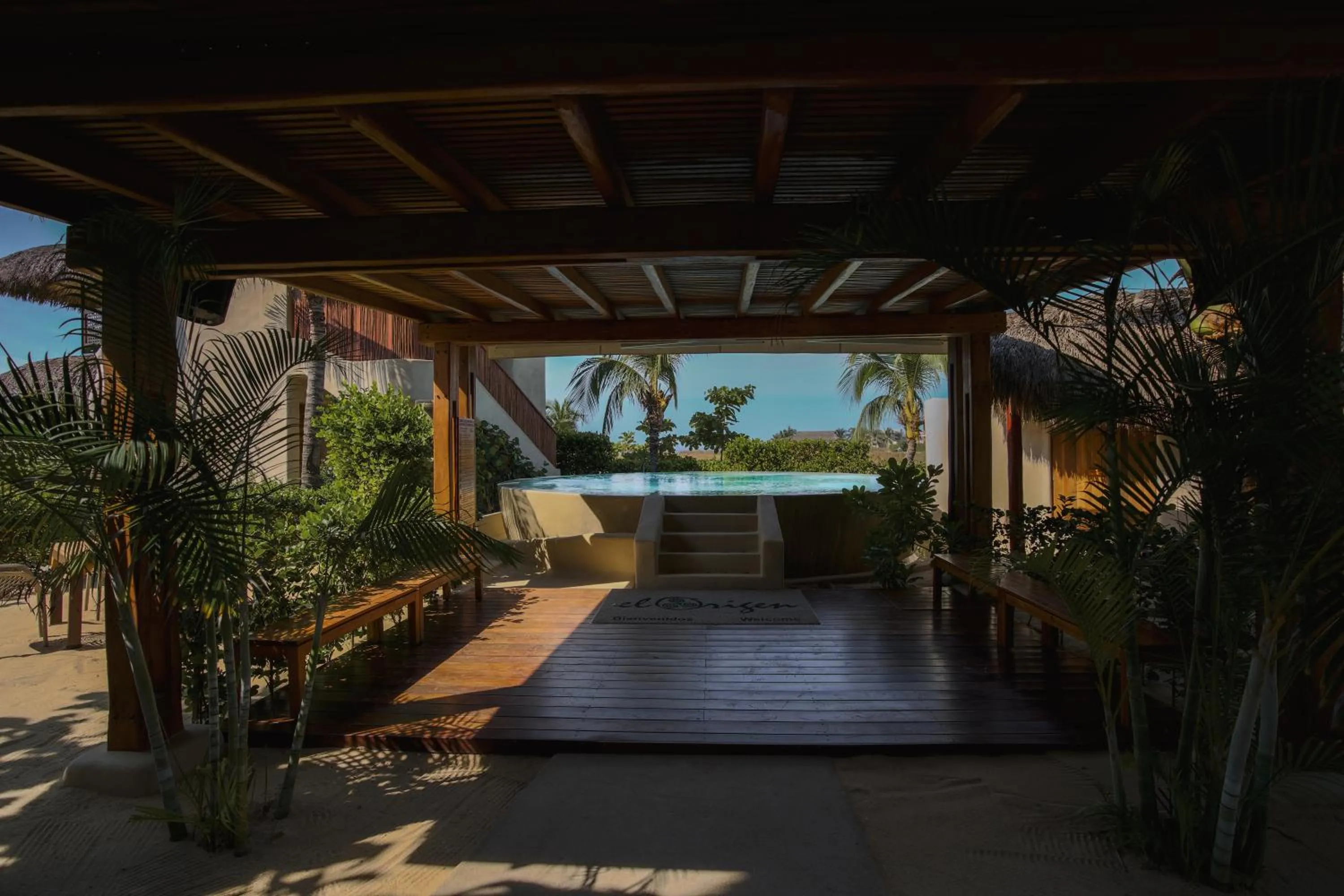 Swimming pool in El Origen Villas & Spa-Puerto Escondido