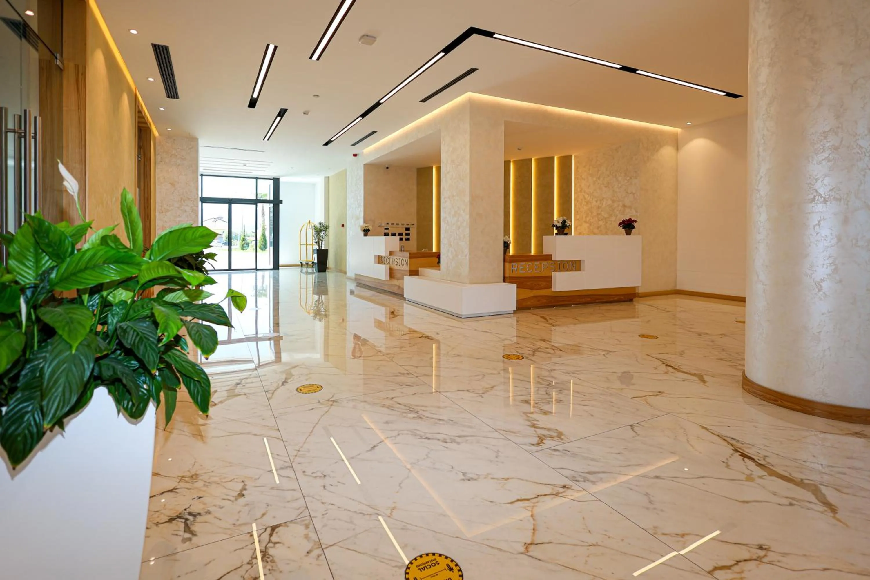 Lobby or reception in Grand White City Hotel