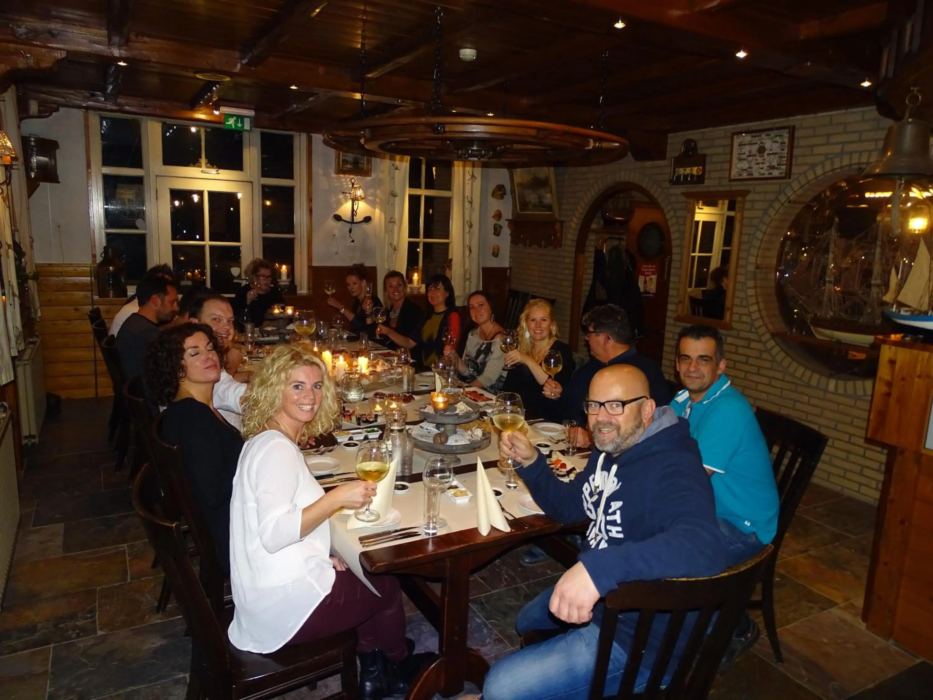 Dinner in Hotel Restaurant de Boekanier