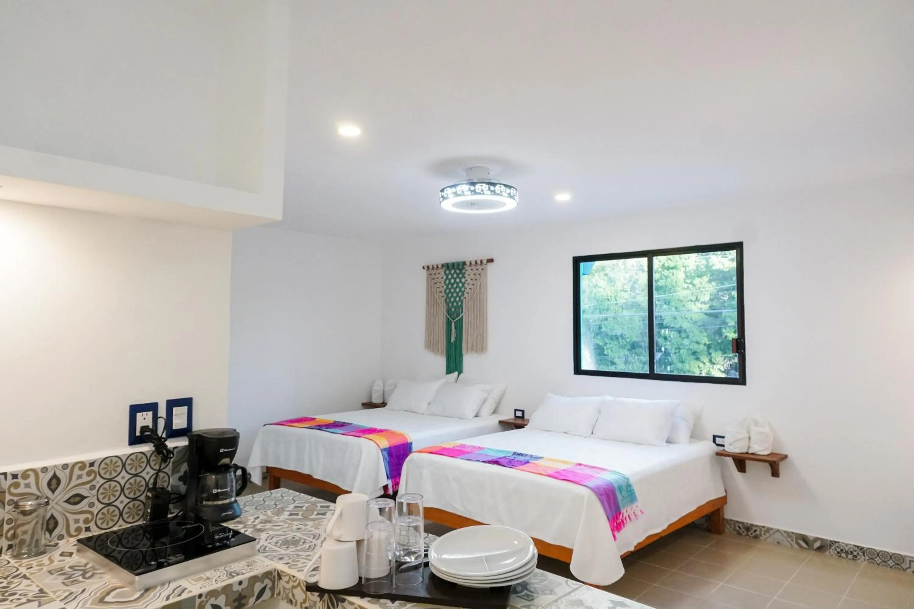 Bed in Linda Vecindad Playa del Carmen