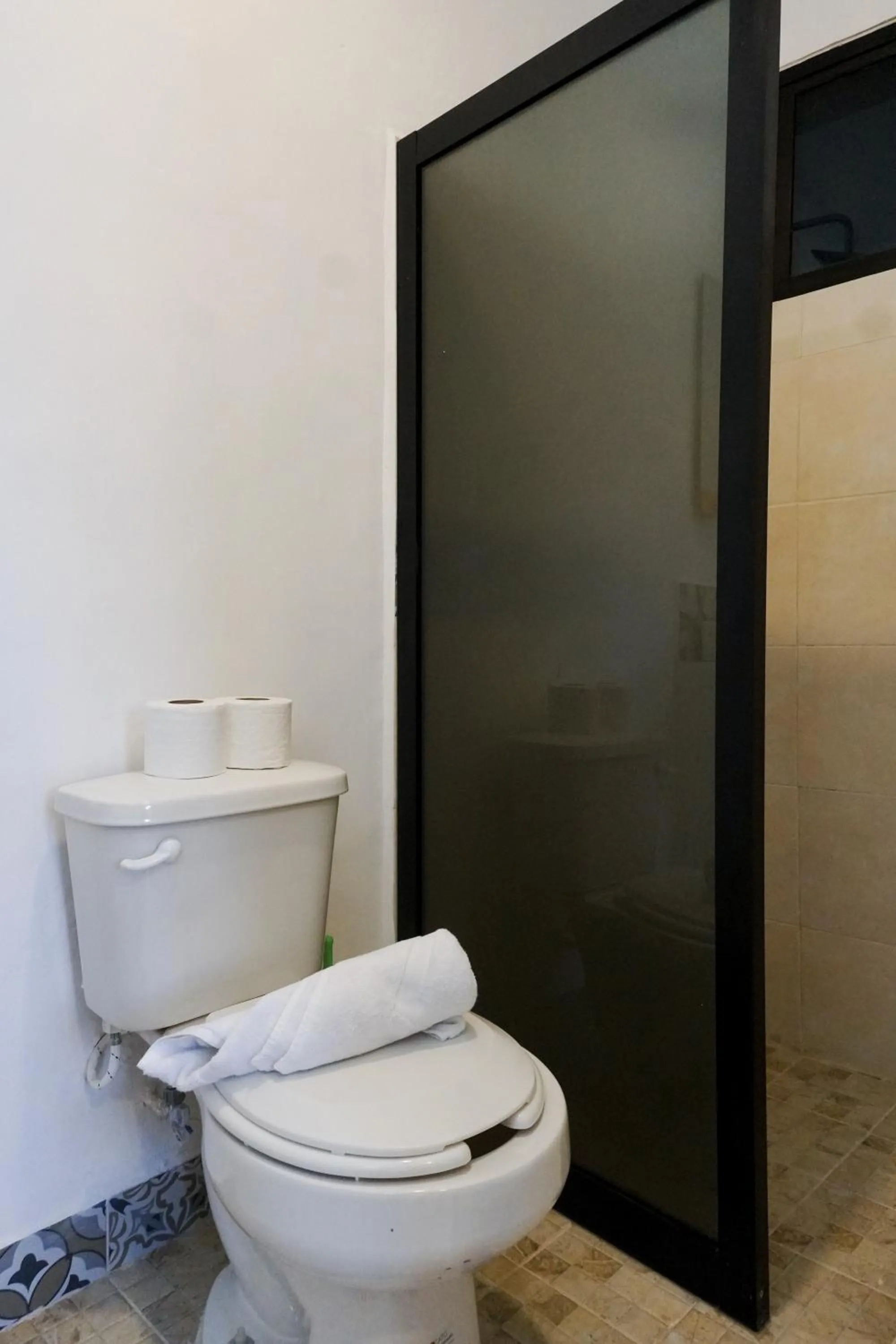 Bathroom in Linda Vecindad Playa del Carmen