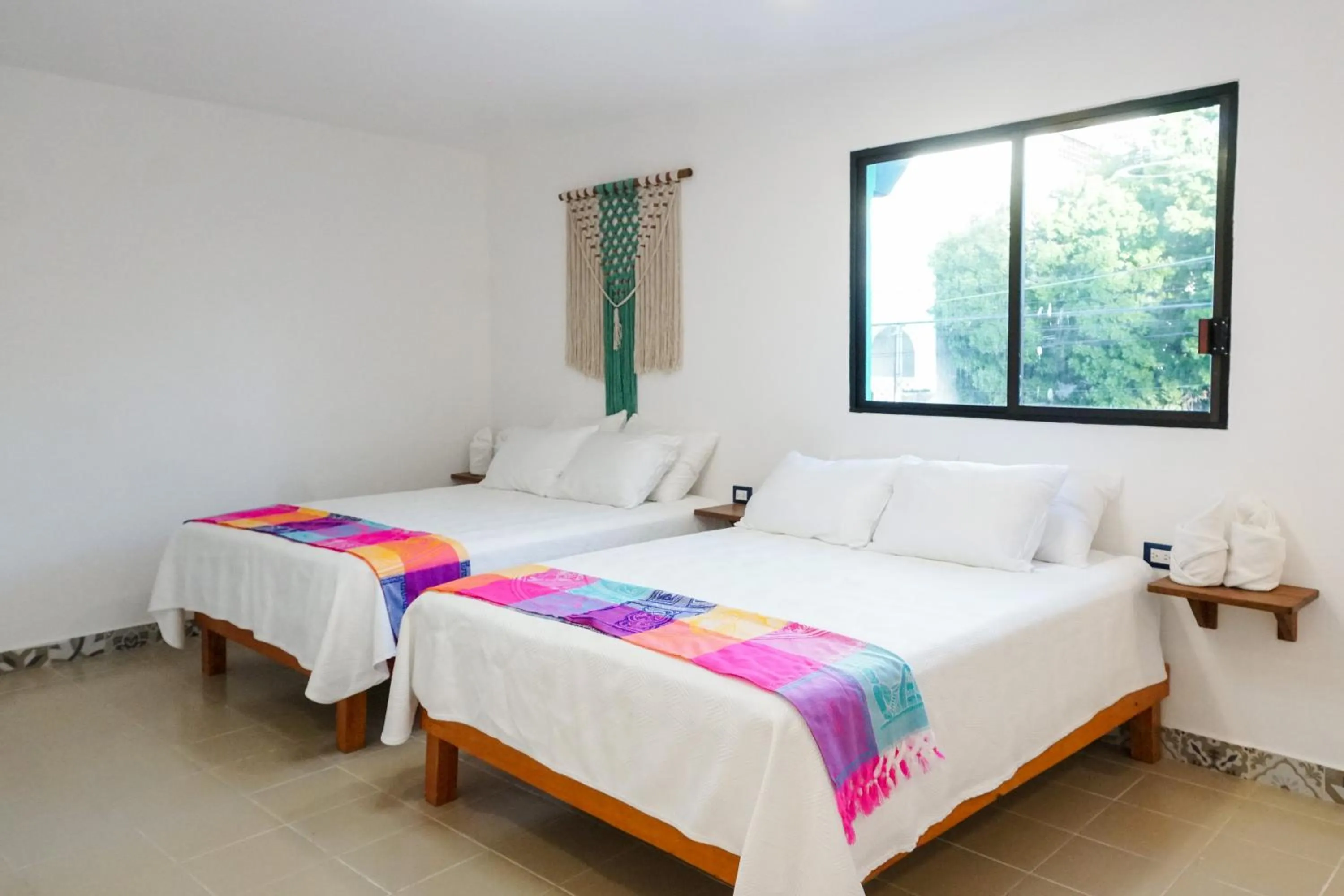 Bed in Linda Vecindad Playa del Carmen