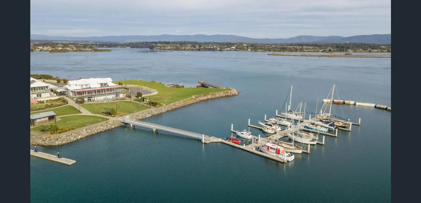 Bird's eye view in York Cove Hotel