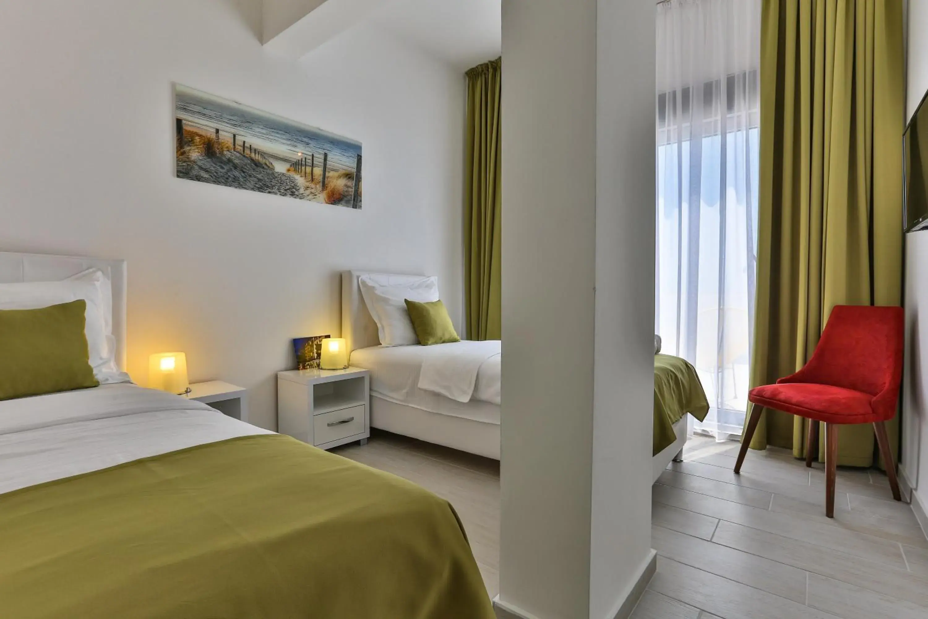 Twin Room with Sea View in Apart Hotel Sea Fort Twin Room with Sea View in Apart Hotel Sea Fort