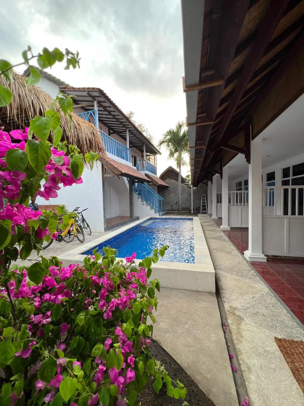 Pool view in Seaside Hotel
