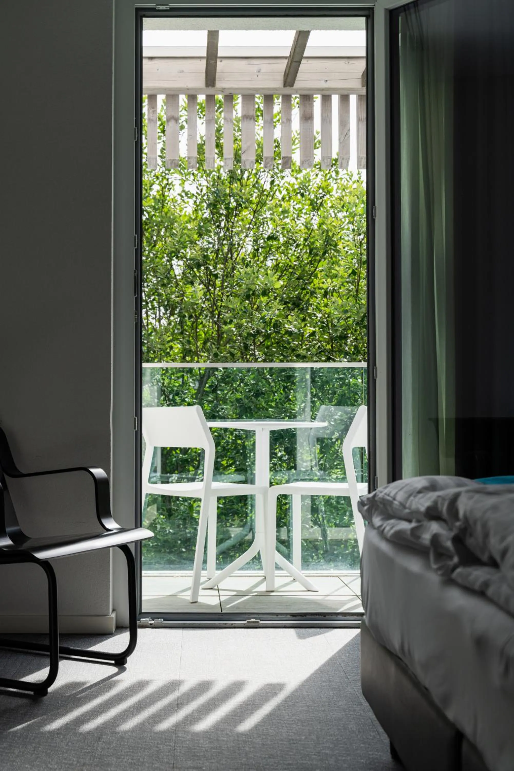 Balcony/Terrace in Hôtel de la Source Yverdon-les-Bains