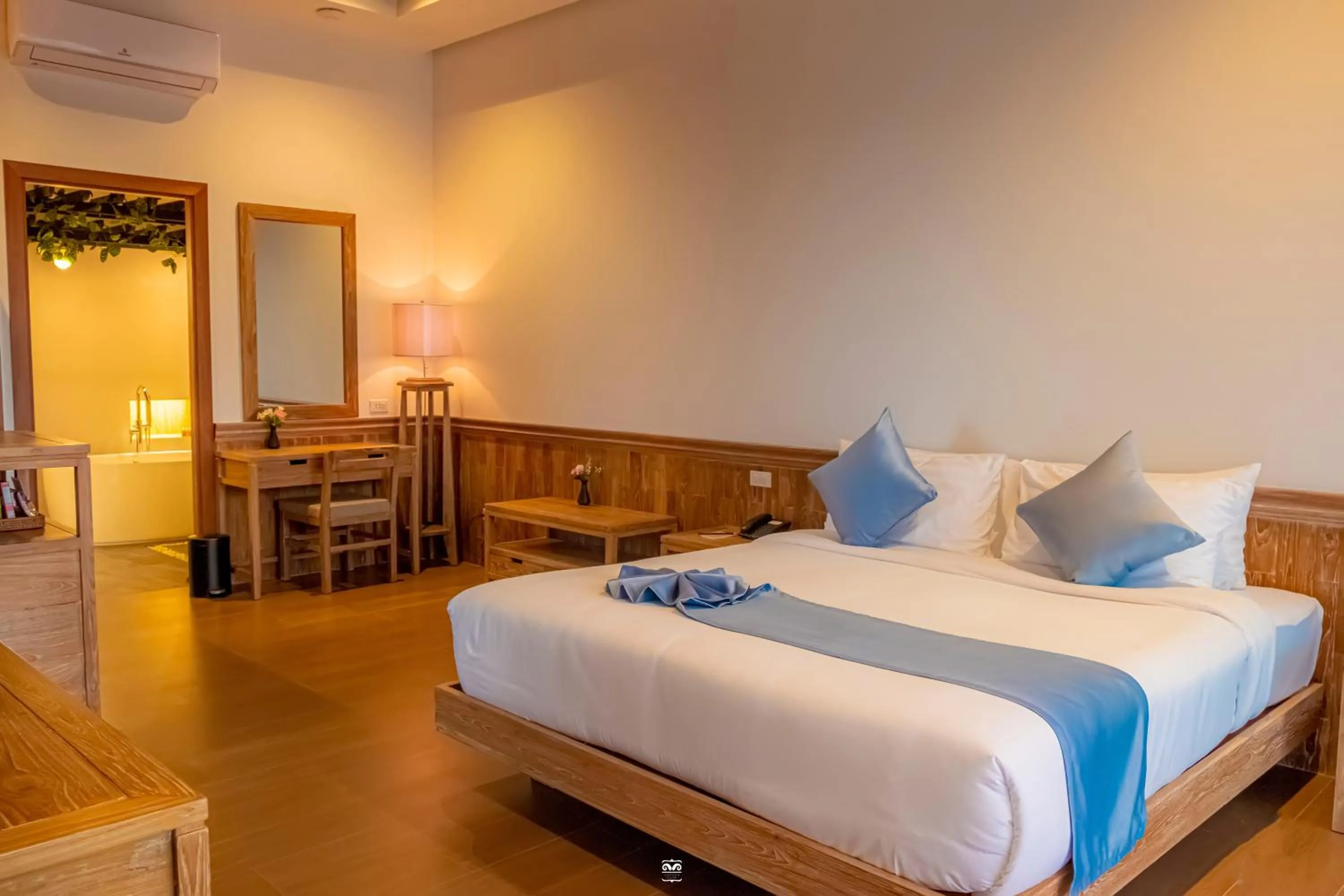 Bed in Victoria Cliff Hotel & Resort, Kawthaung