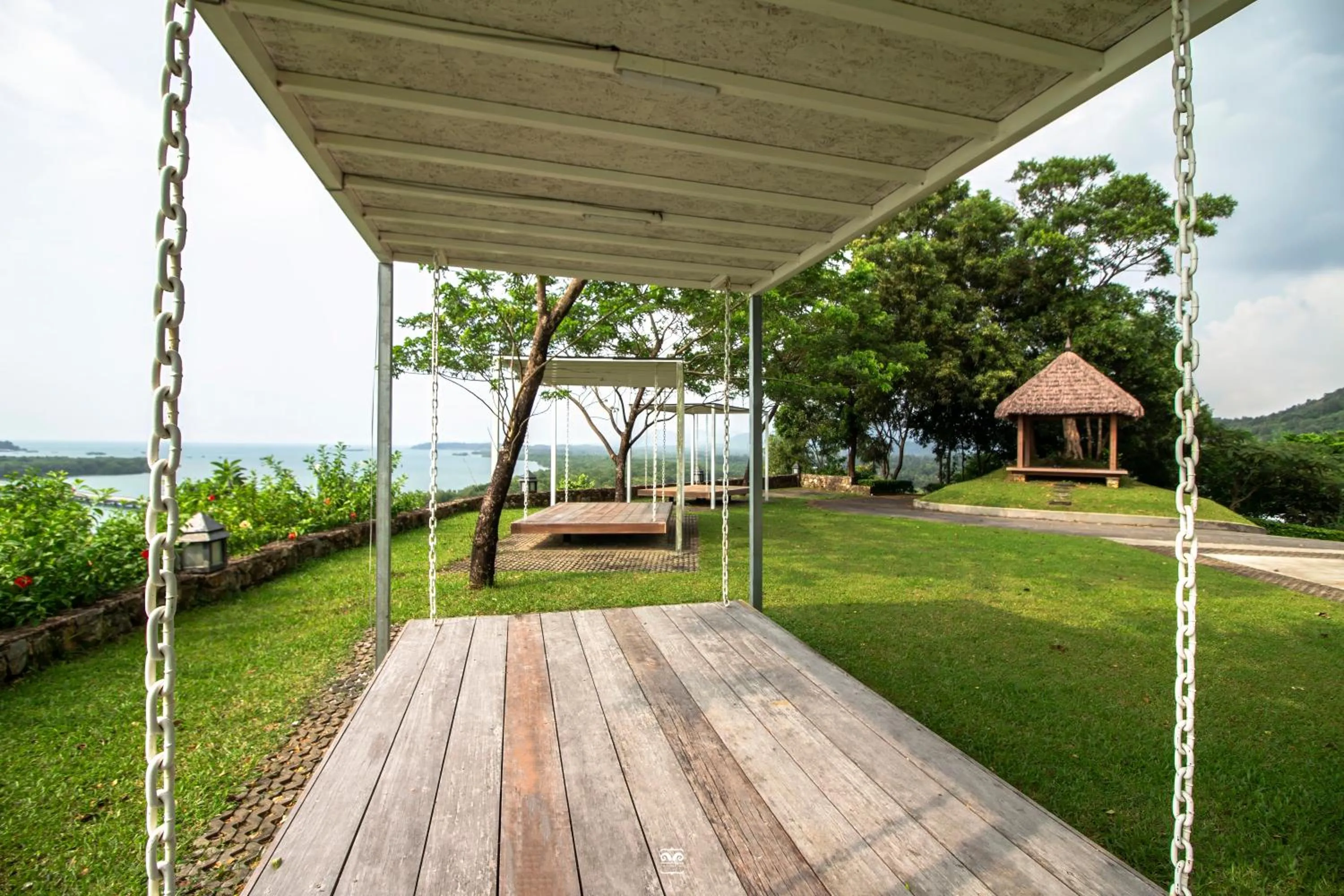 Patio in Victoria Cliff Hotel & Resort, Kawthaung