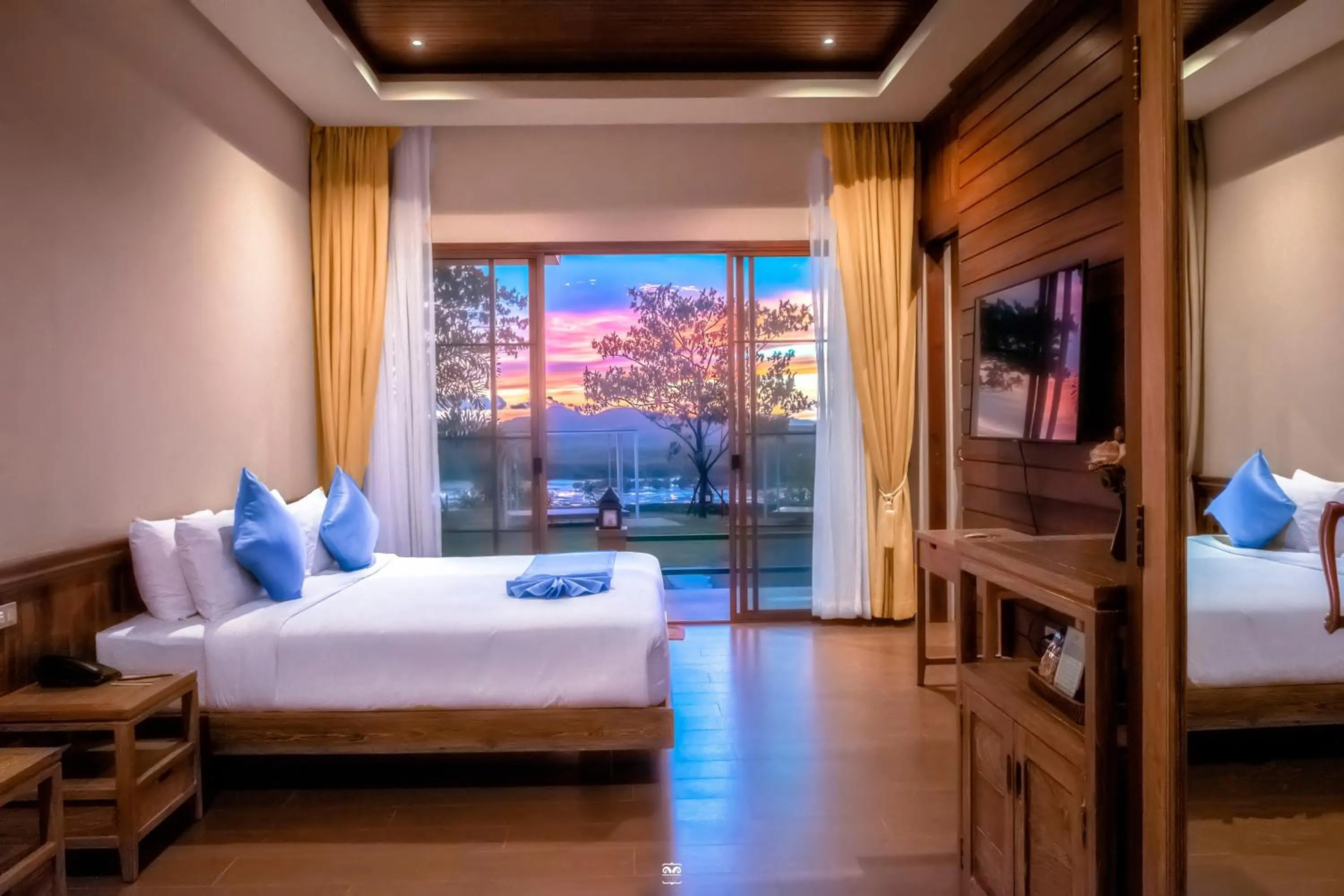 Bed in Victoria Cliff Hotel & Resort, Kawthaung