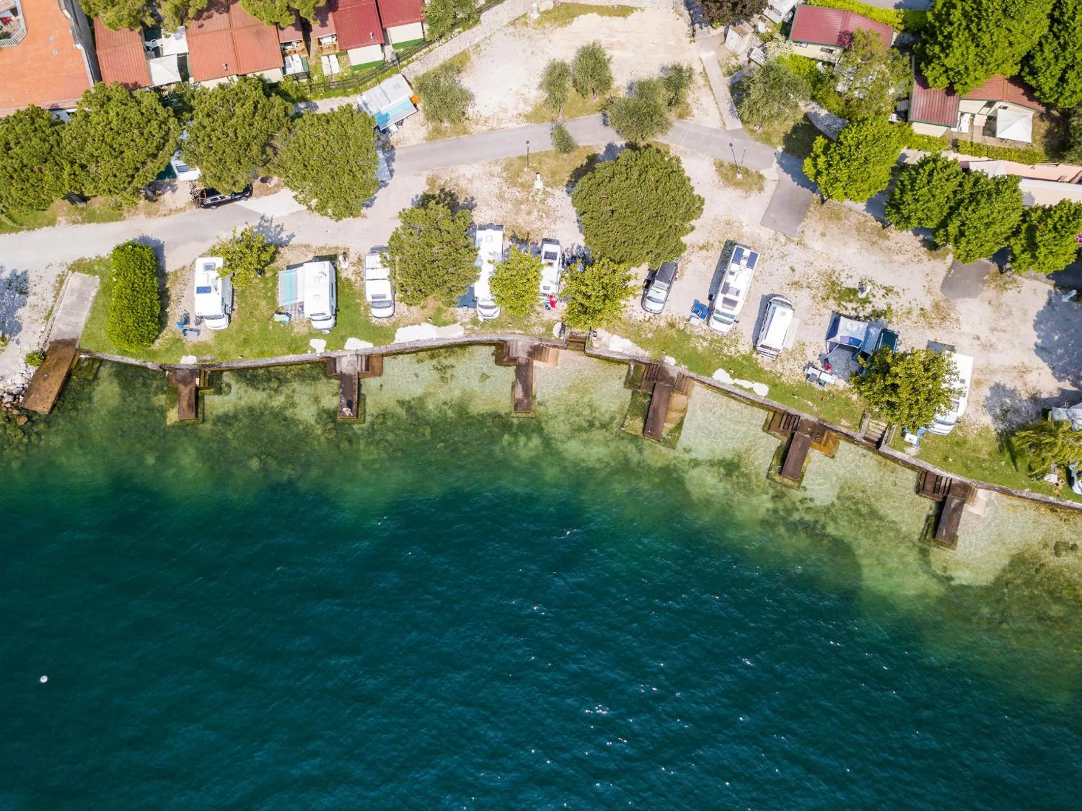 Bird's eye view in Camping Park Garda