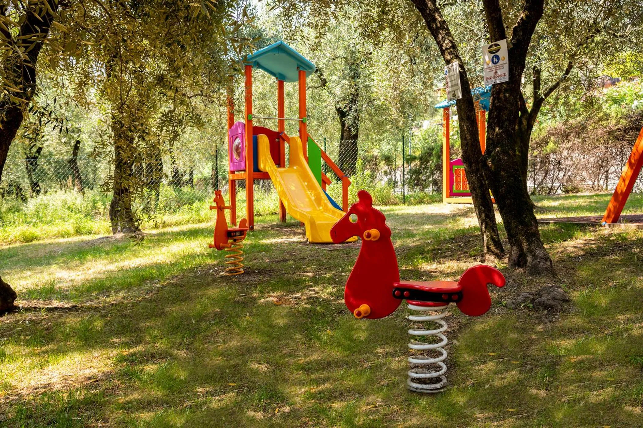 Children play ground in Camping Park Garda