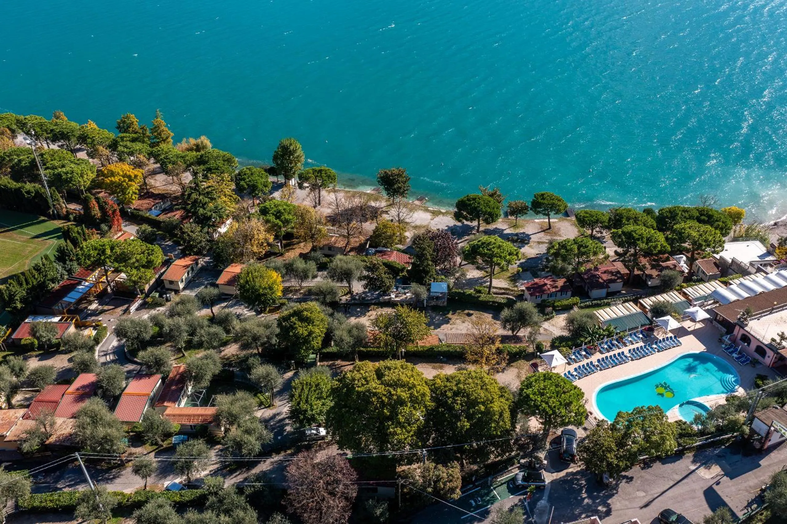Bird's eye view in Camping Park Garda