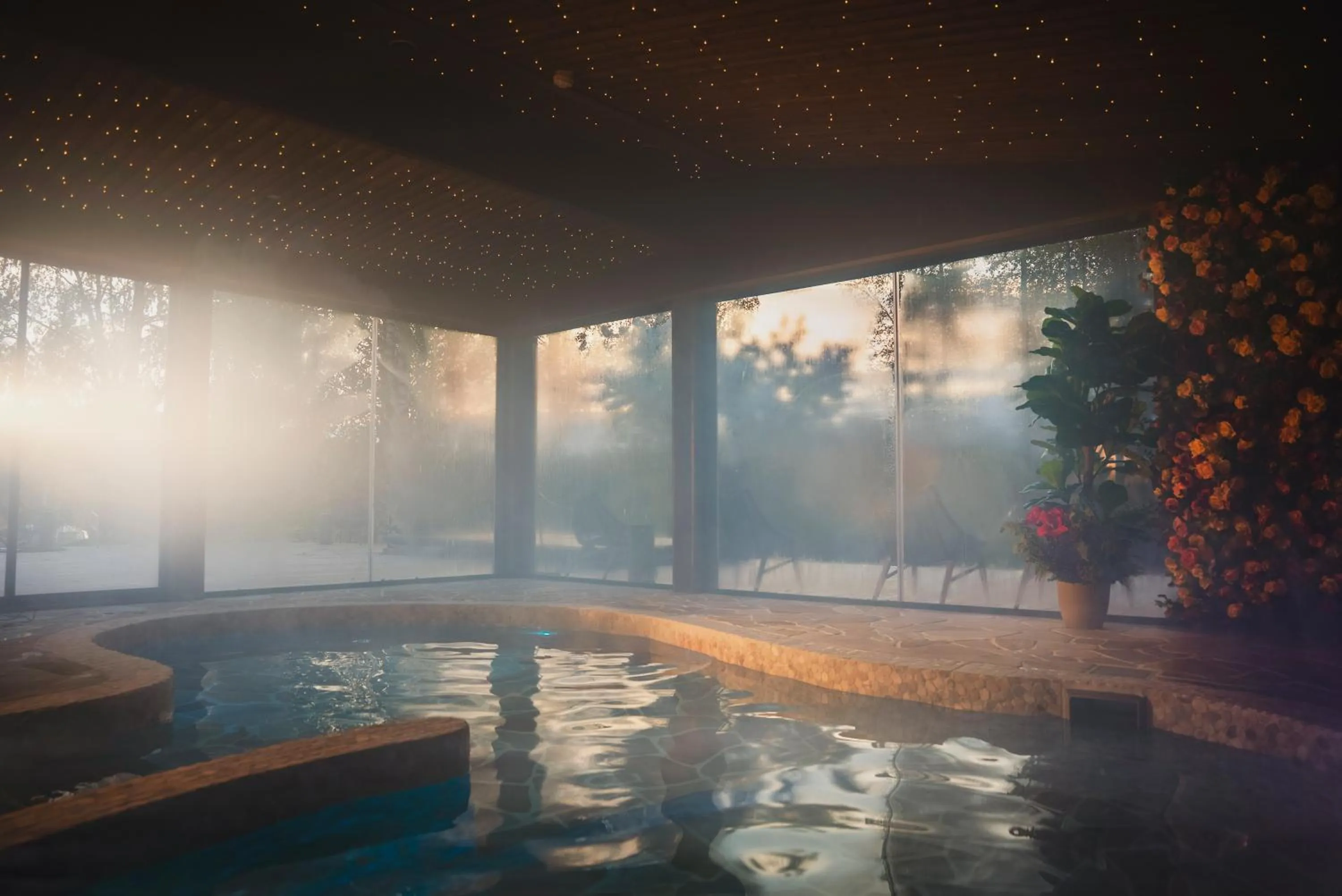 Hot Spring Bath in Aito Igloo & Spa Resort