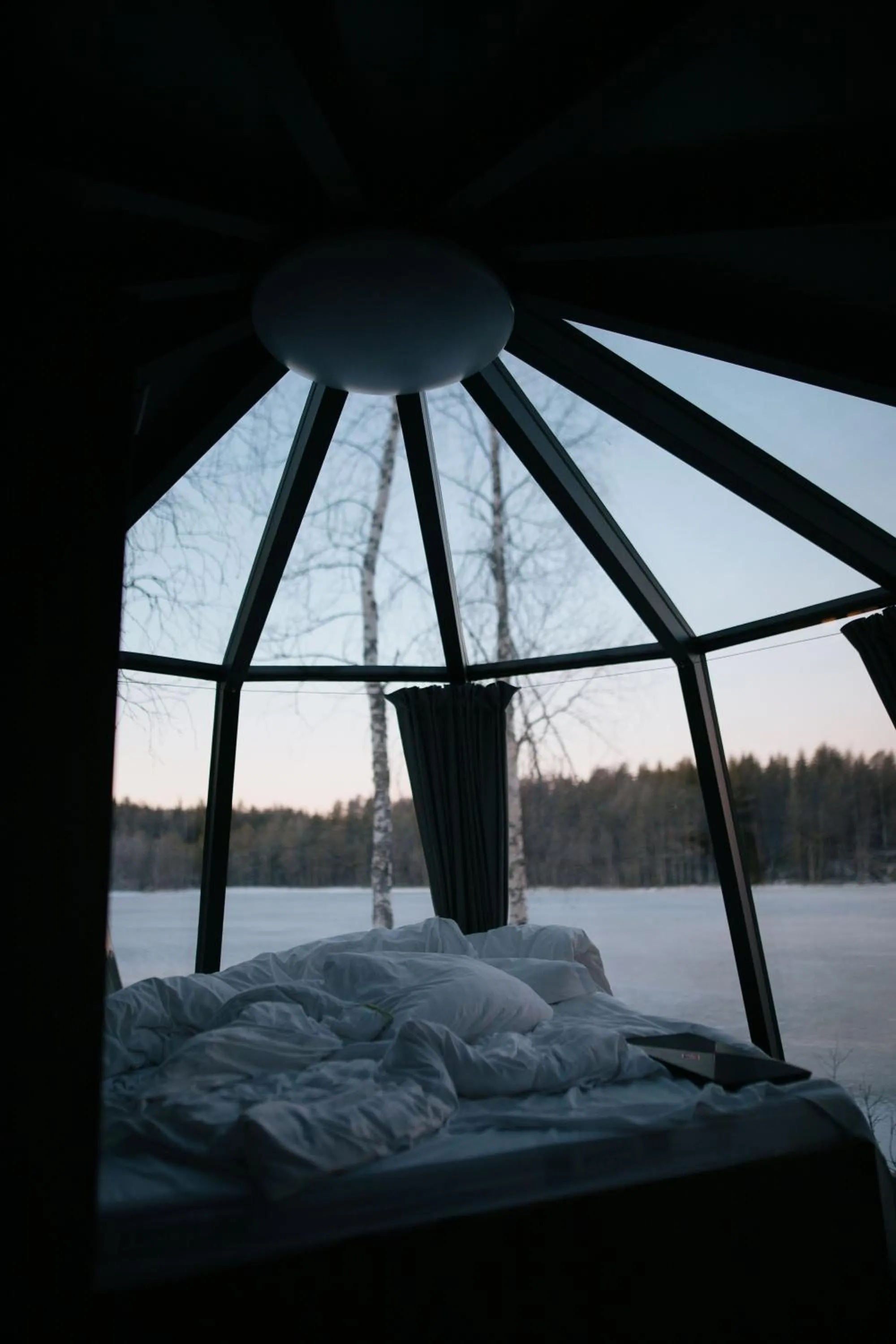 View (from property/room), Bed in Aito Igloo & Spa Resort