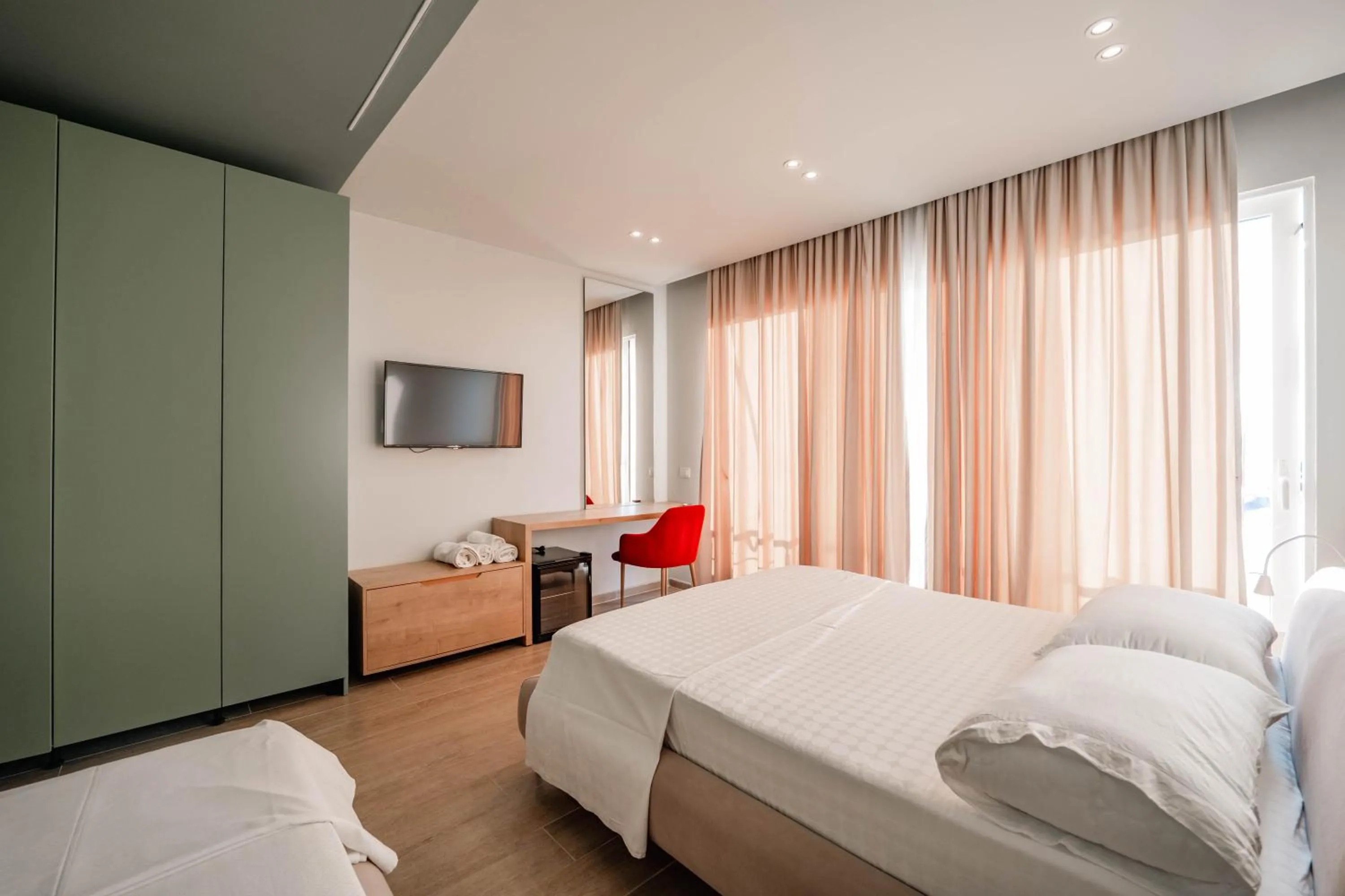 Bedroom, Bed in Hotel Ble Ble Vlore