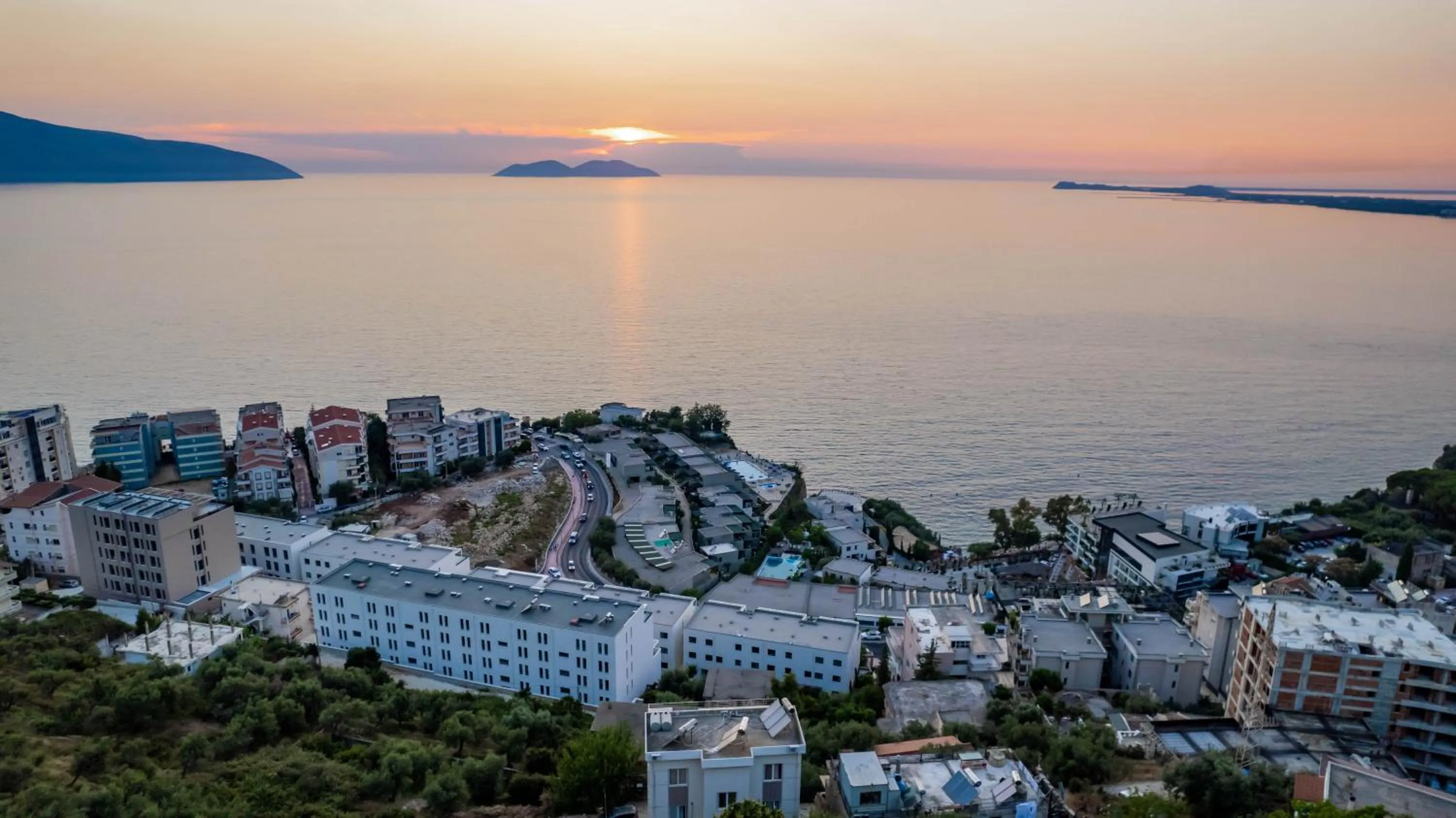 Bird's eye view in Hotel Ble Ble Vlore