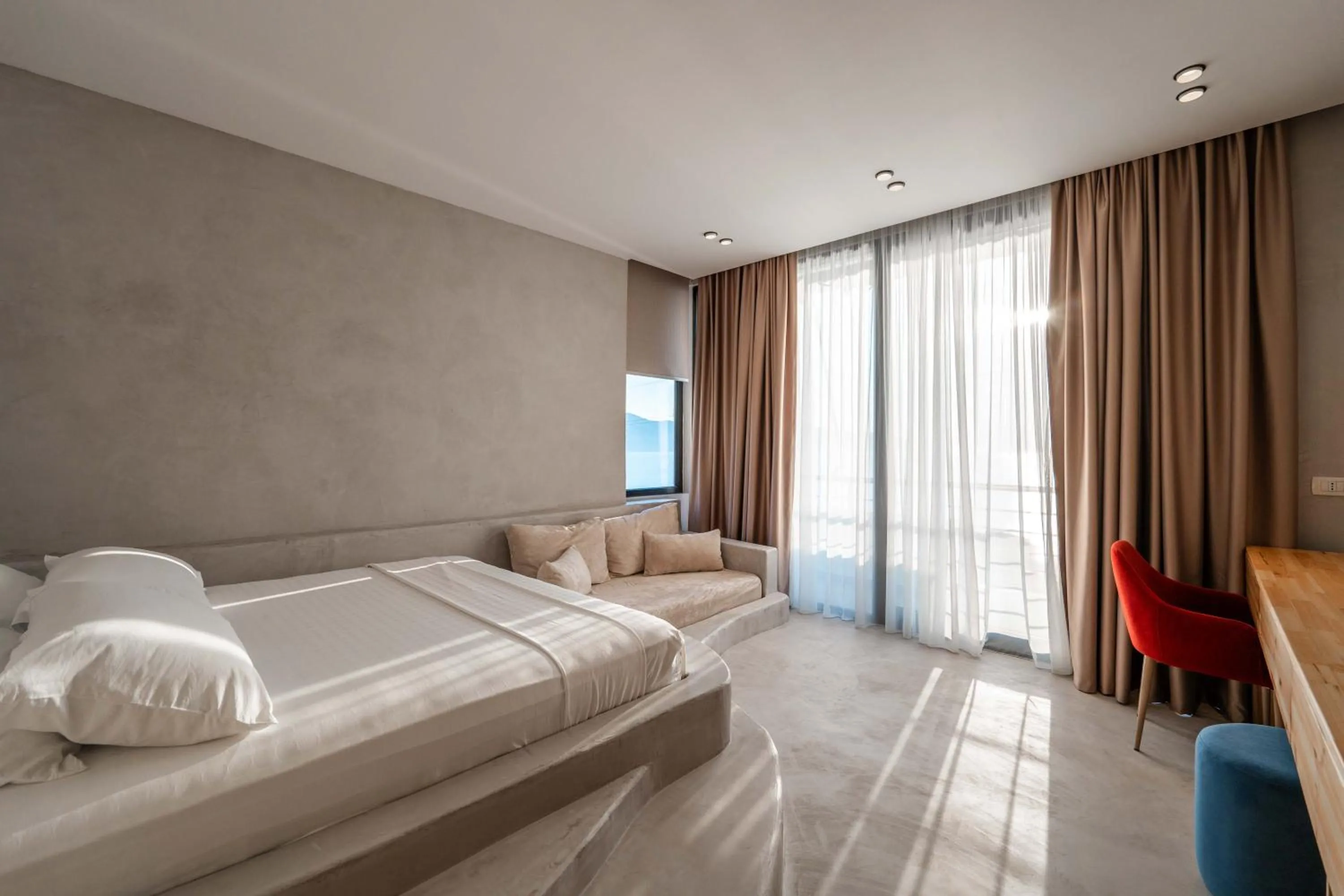 Bedroom, Bed in Hotel Ble Ble Vlore