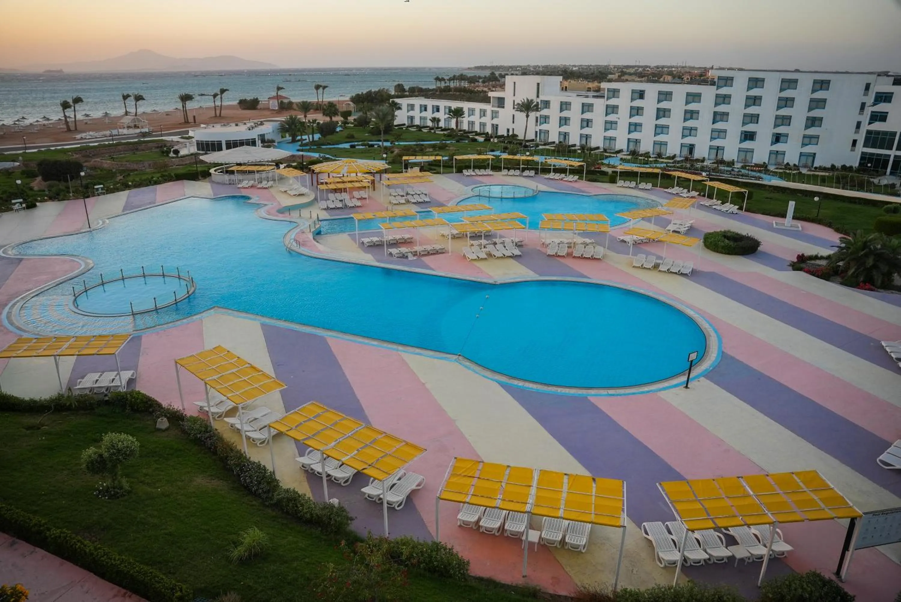 Pool view in Amarina Sun Resort & Aqua Park Sharm El-Sheikh