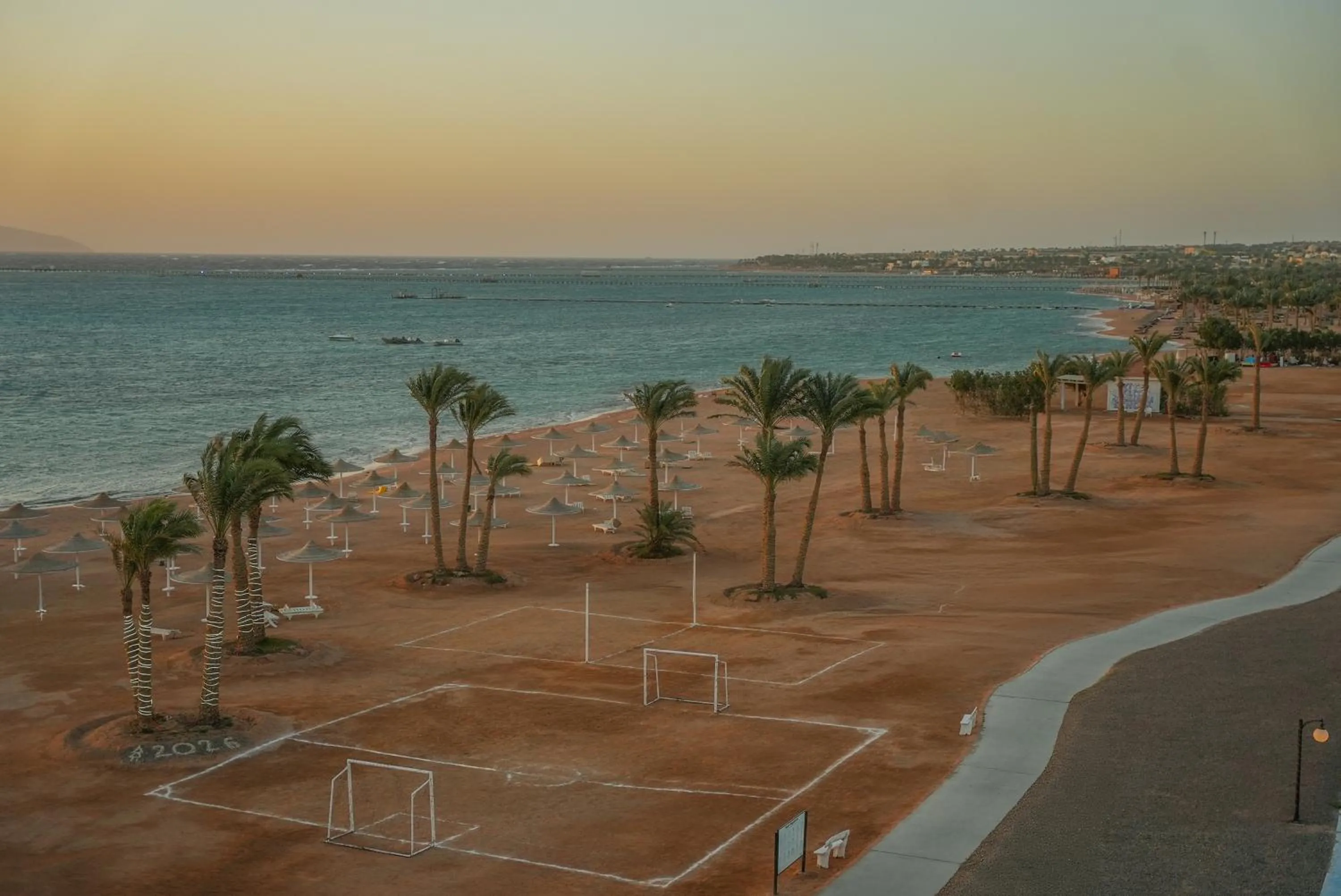 Beach in Amarina Sun Resort & Aqua Park Sharm El-Sheikh