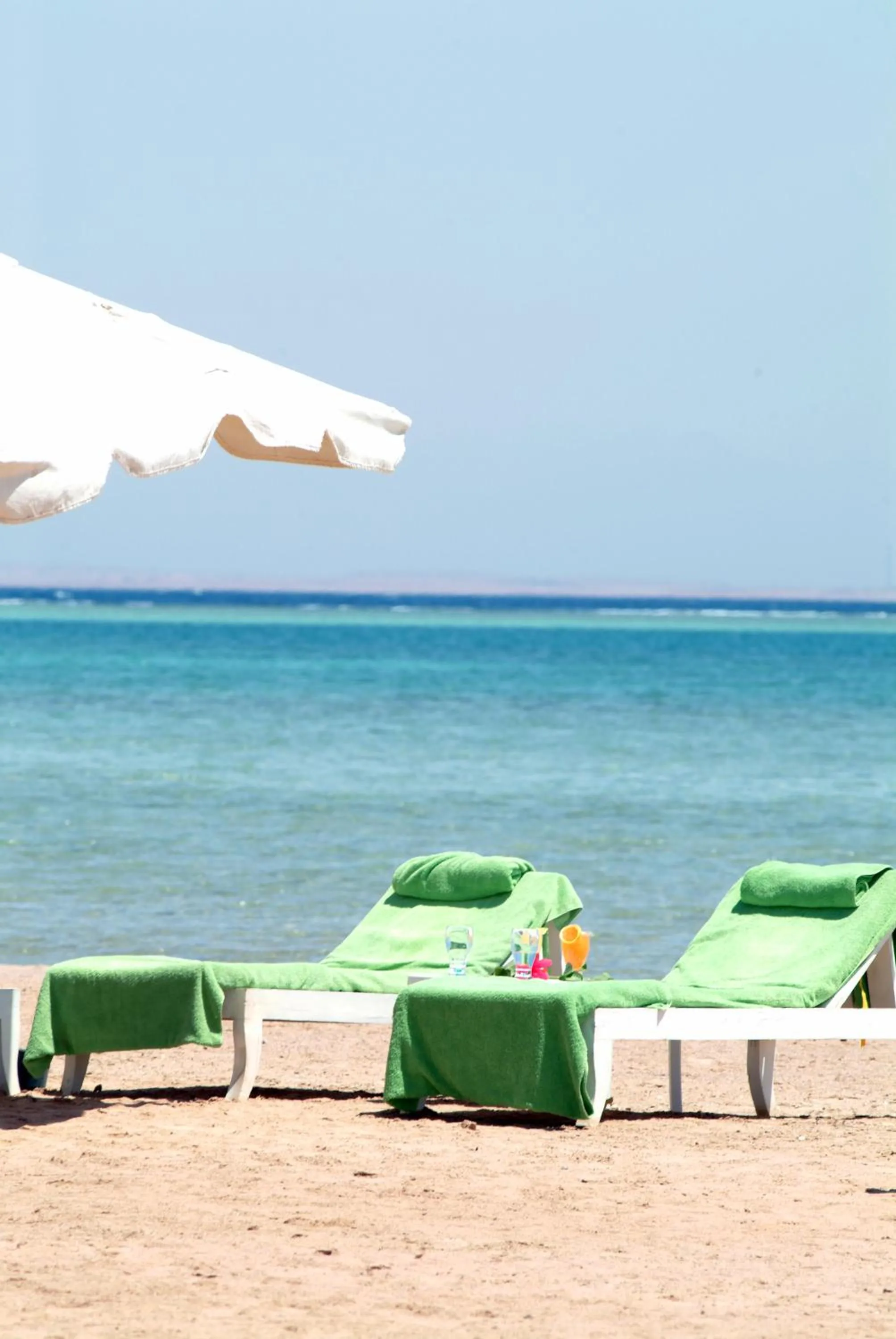 Beach in Amarina Sun Resort & Aqua Park Sharm El-Sheikh