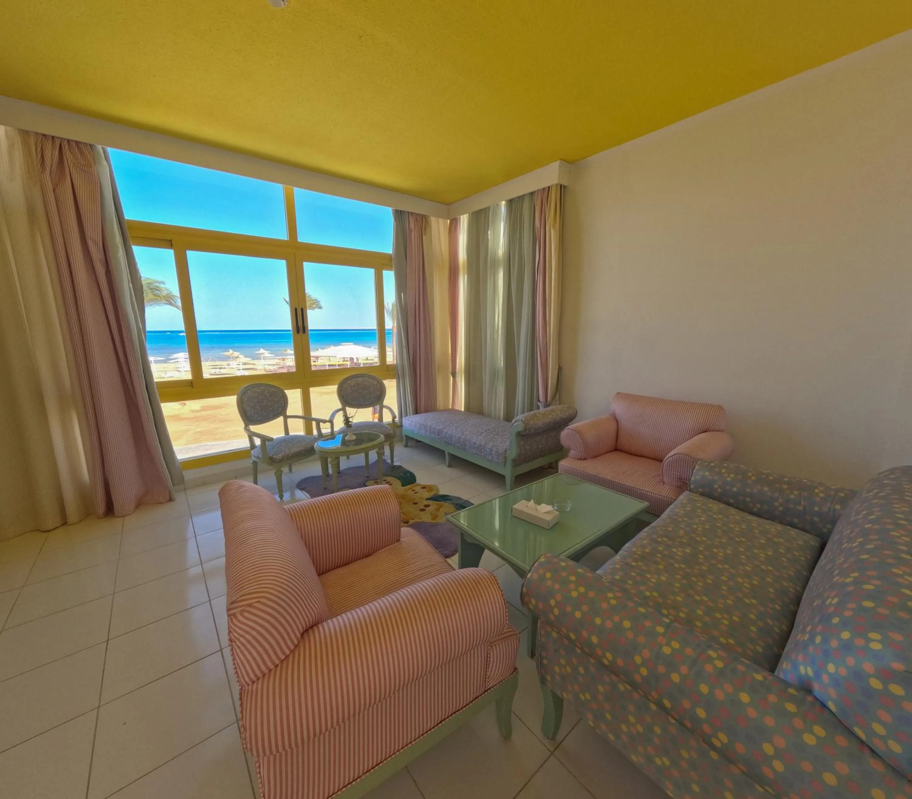 Living room in Amarina Sun Resort & Aqua Park Sharm El-Sheikh