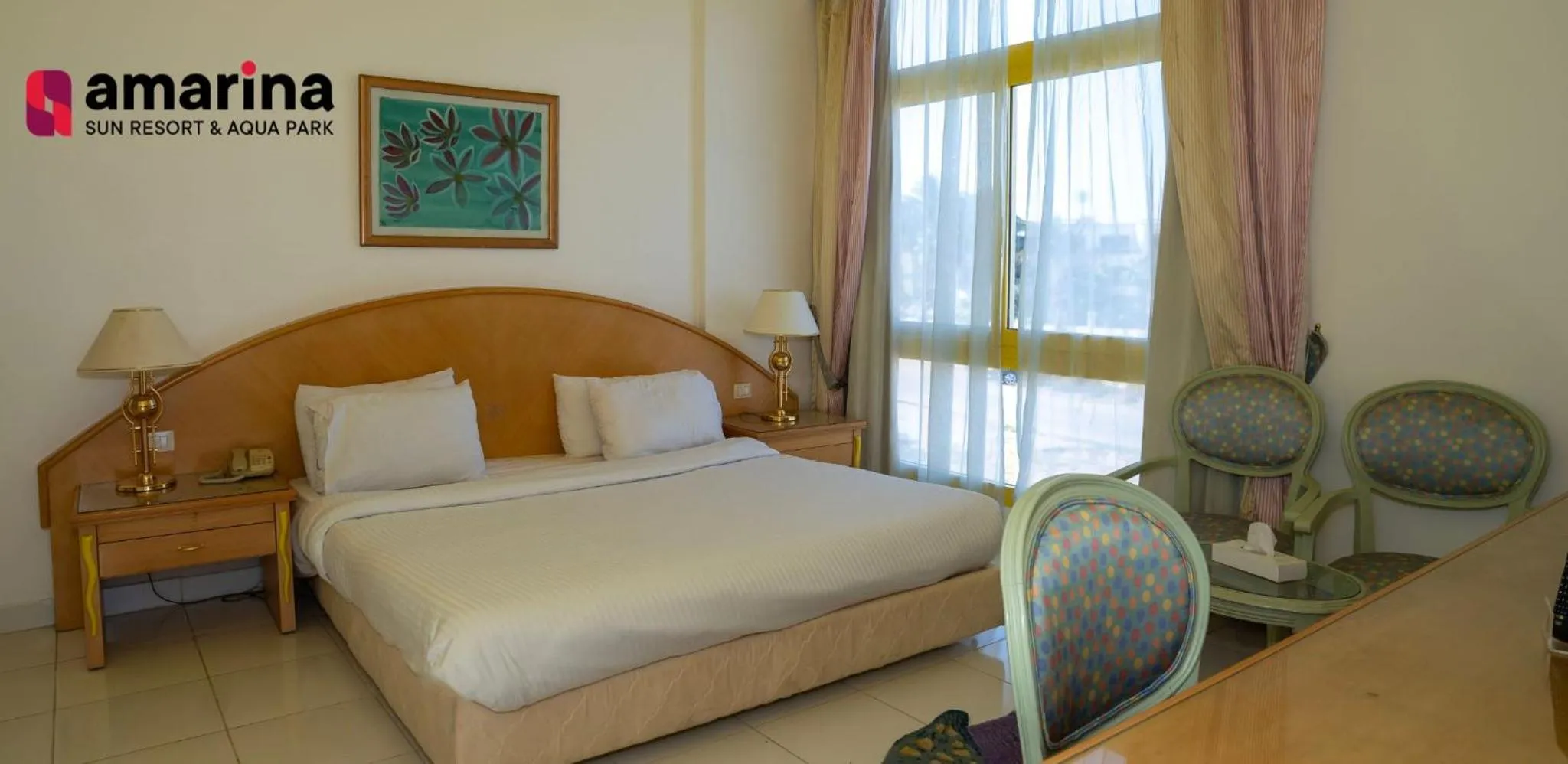 Bedroom, Bed in Amarina Sun Resort & Aqua Park Sharm El-Sheikh