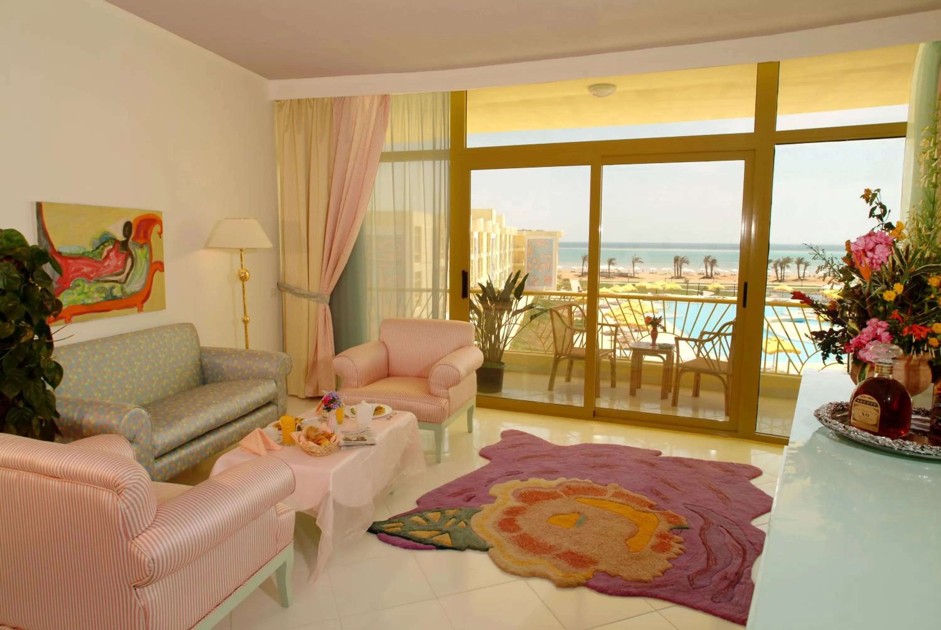 Living room in Amarina Sun Resort & Aqua Park Sharm El-Sheikh