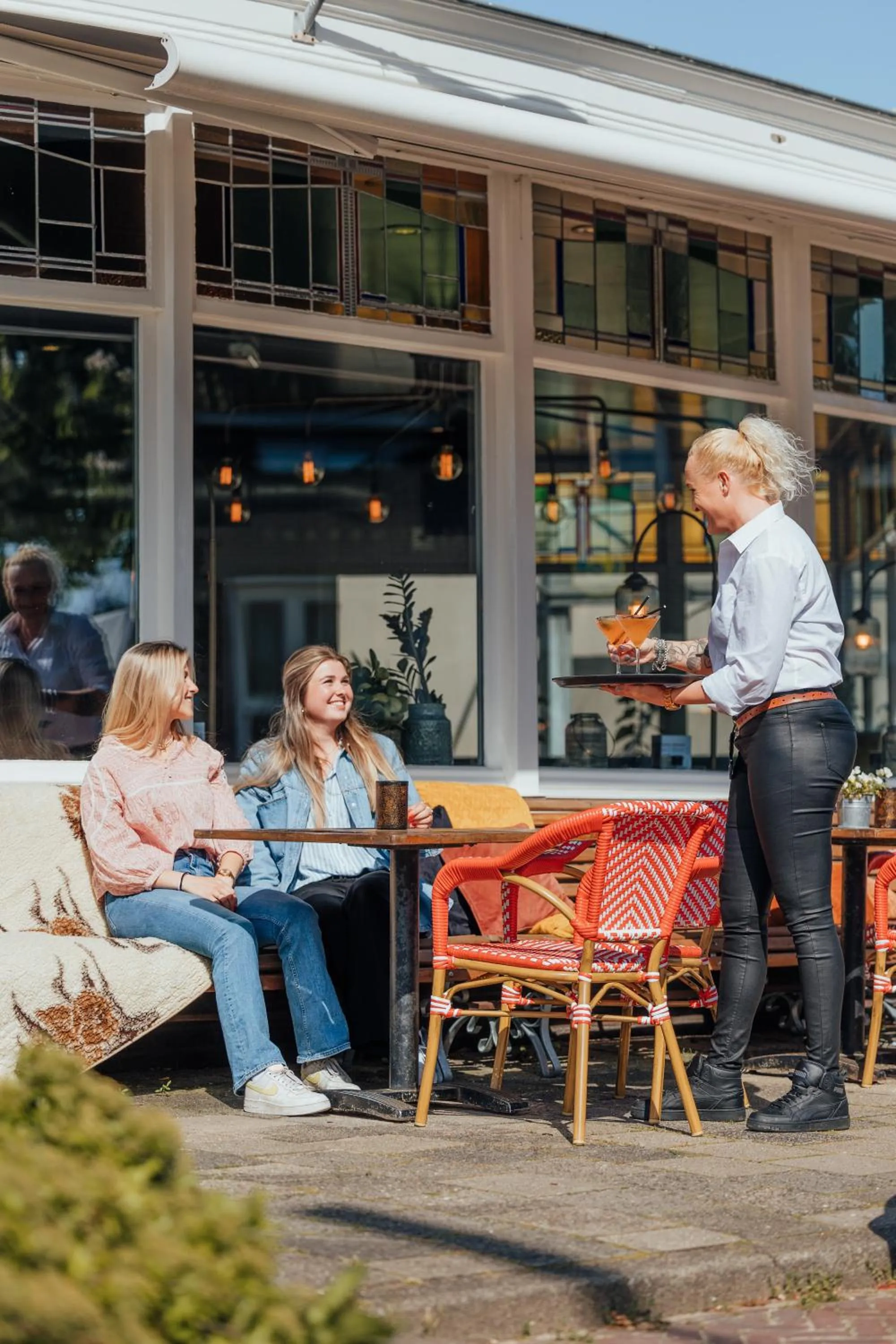Balcony/Terrace in Hotel Fase Fier Eten en Drinken
