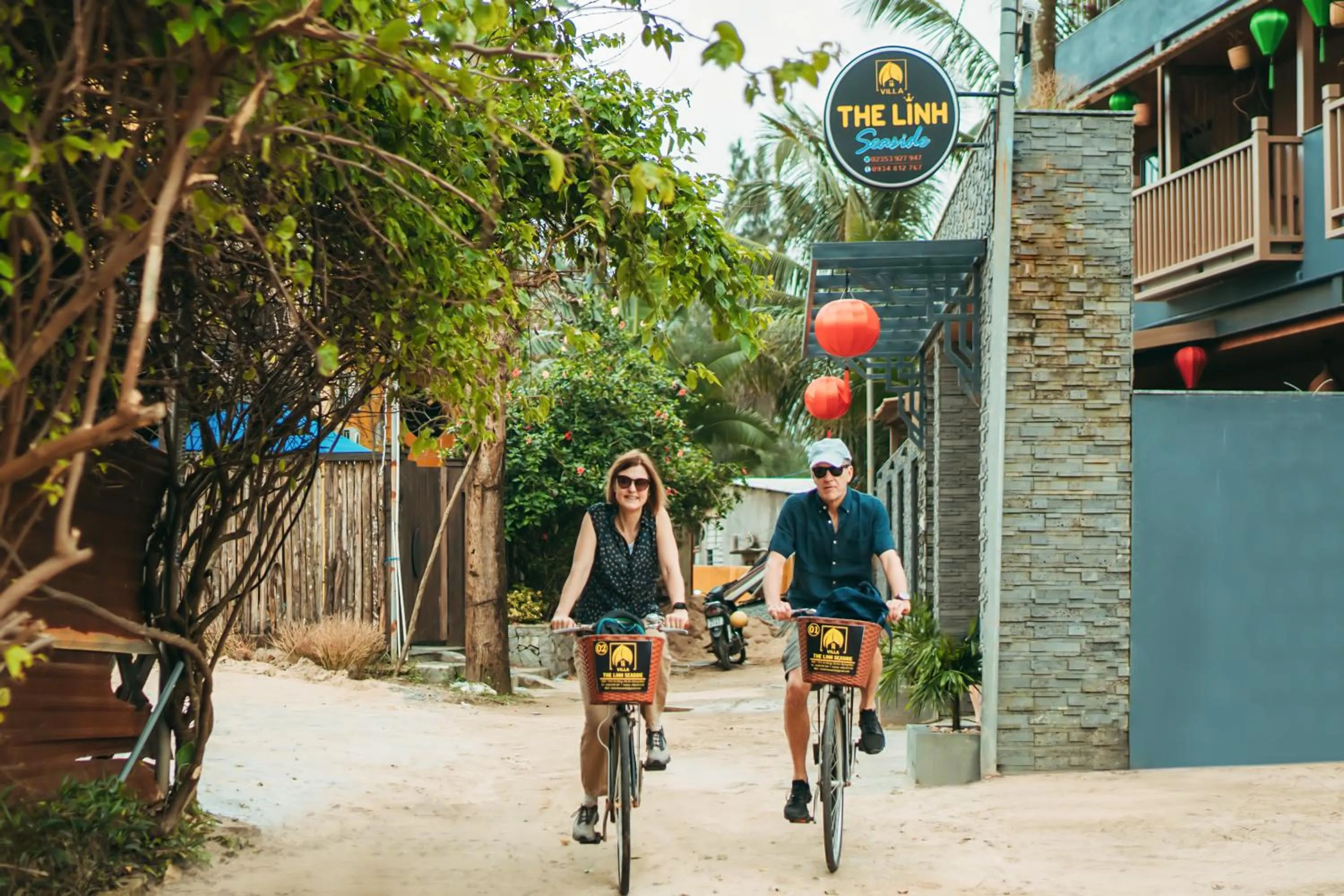 Cycling in The Linh Seaside Villa Hoi An