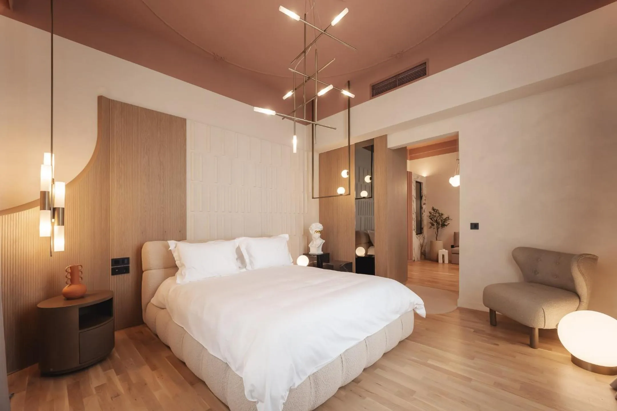 Bed in Zenith Premium Suites