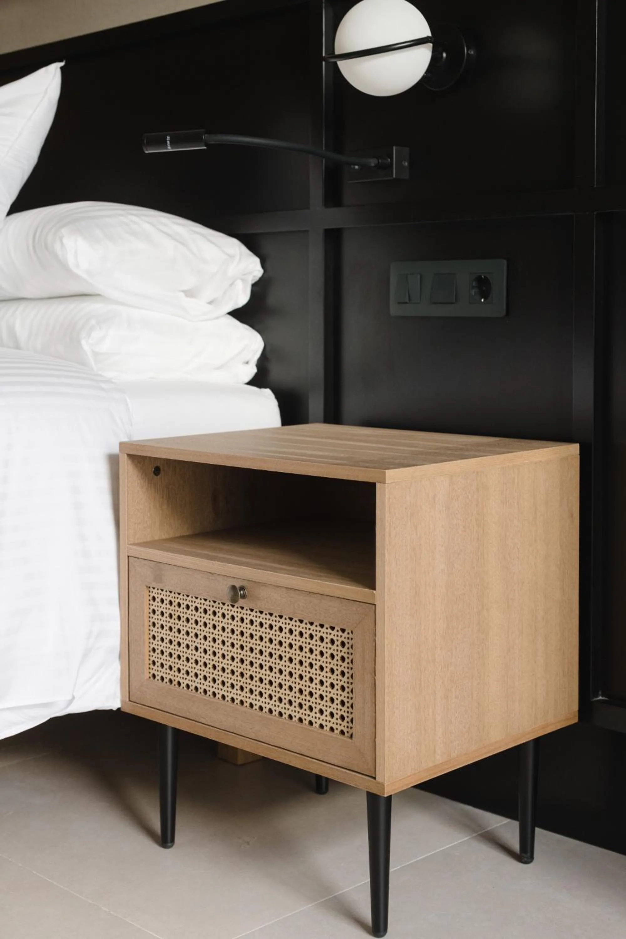 hair dresser, Bed in Blue Marina Suites - Boutique Apartments