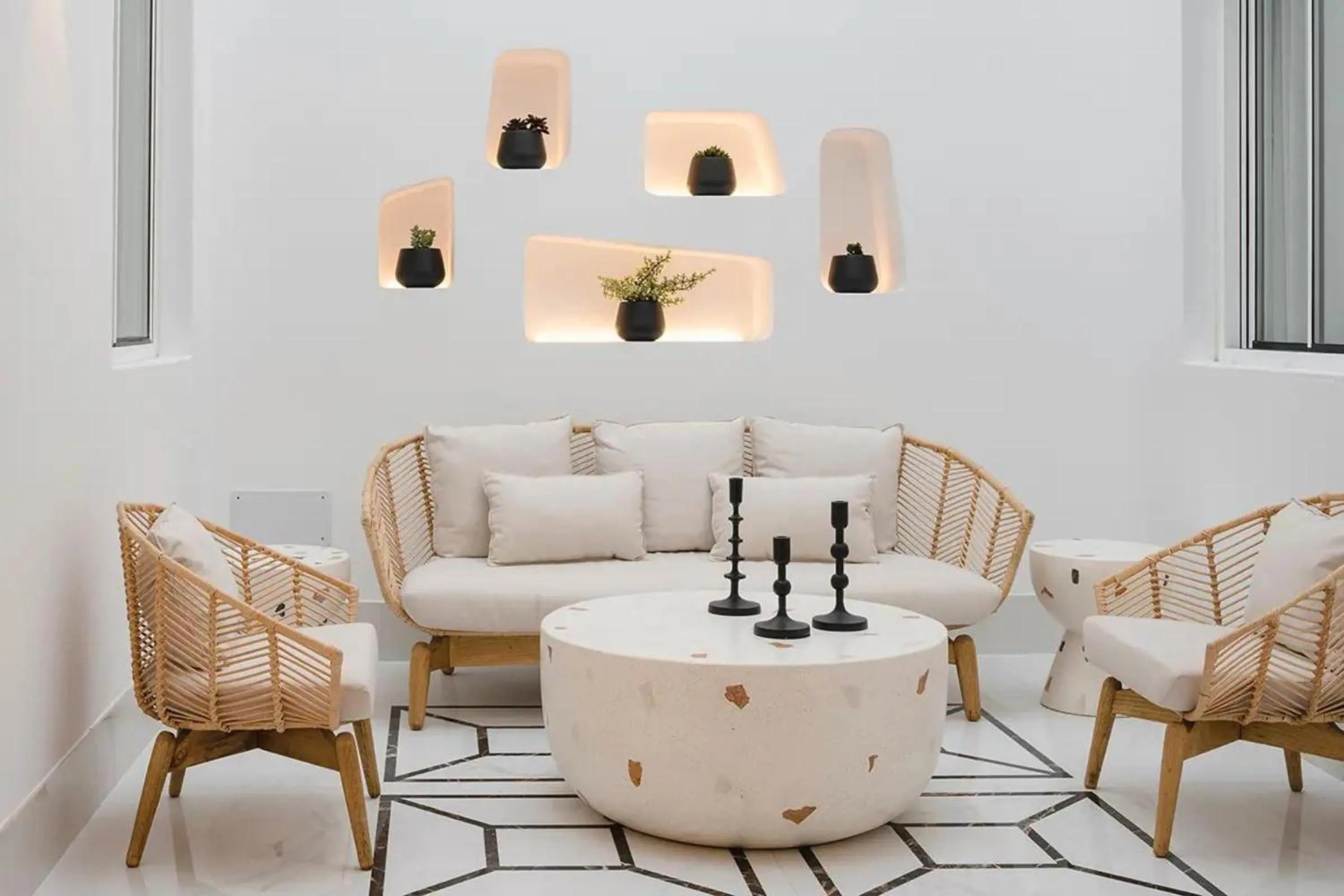 Living room in Blue Marina Suites - Boutique Apartments