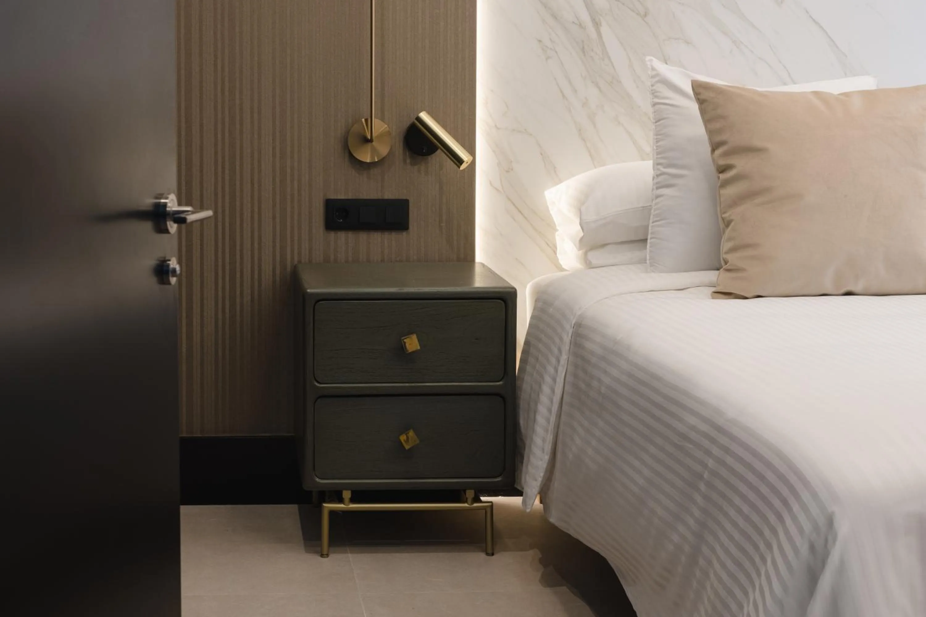 Bedroom, Bed in Blue Marina Suites - Boutique Apartments