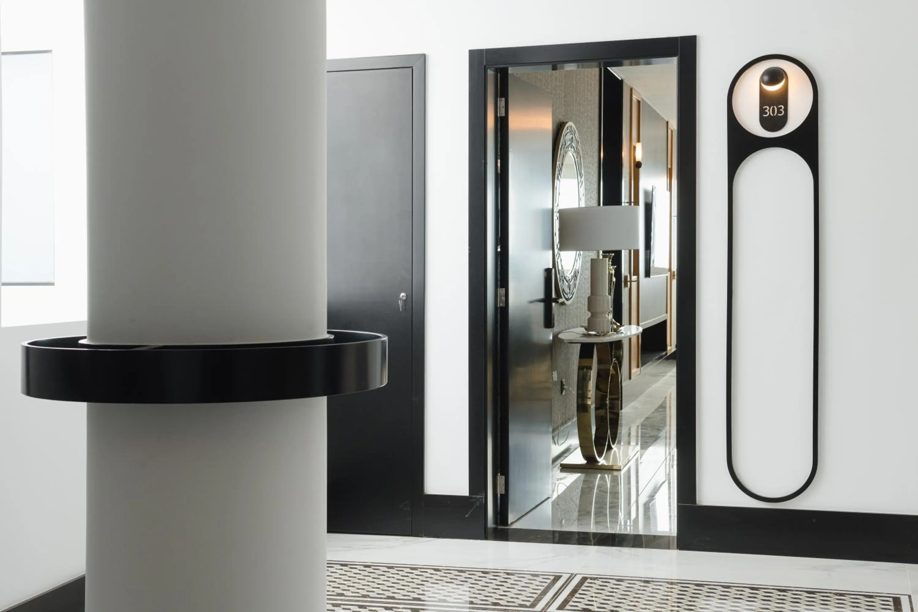 Facade/entrance in Blue Marina Suites - Boutique Apartments