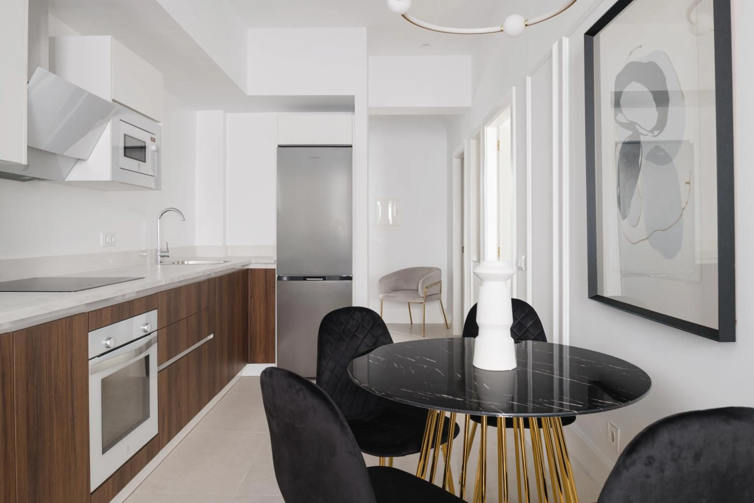 Kitchen or kitchenette in Blue Marina Suites - Boutique Apartments