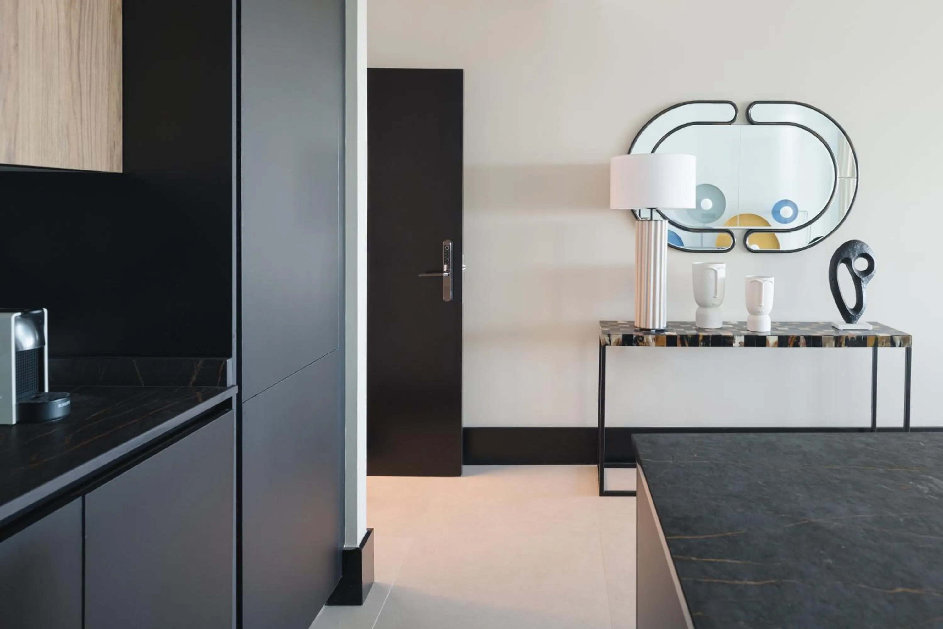 Kitchen or kitchenette in Blue Marina Suites - Boutique Apartments