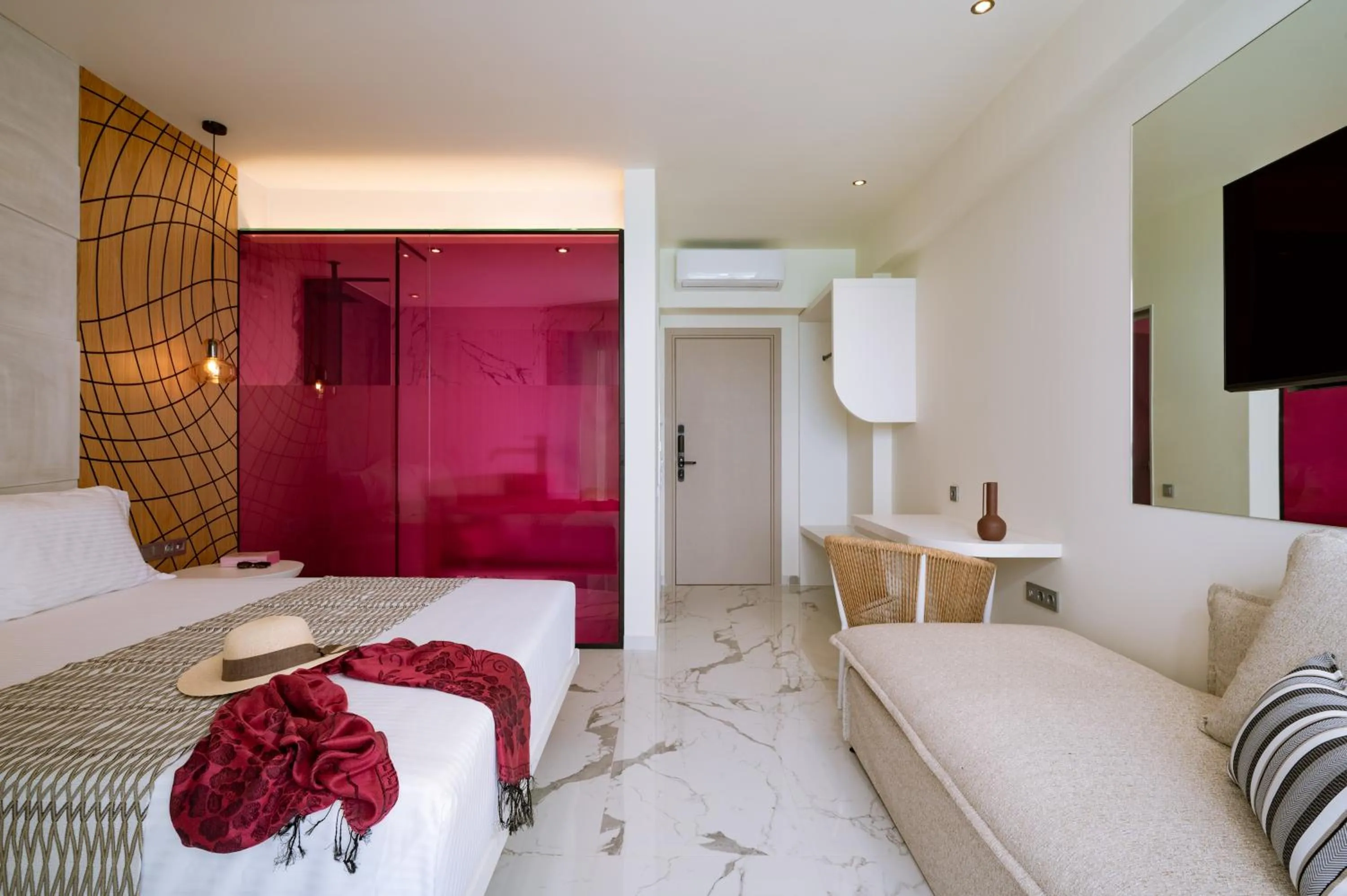 Bed in ZEST THASSOS LUXURY RETREAT