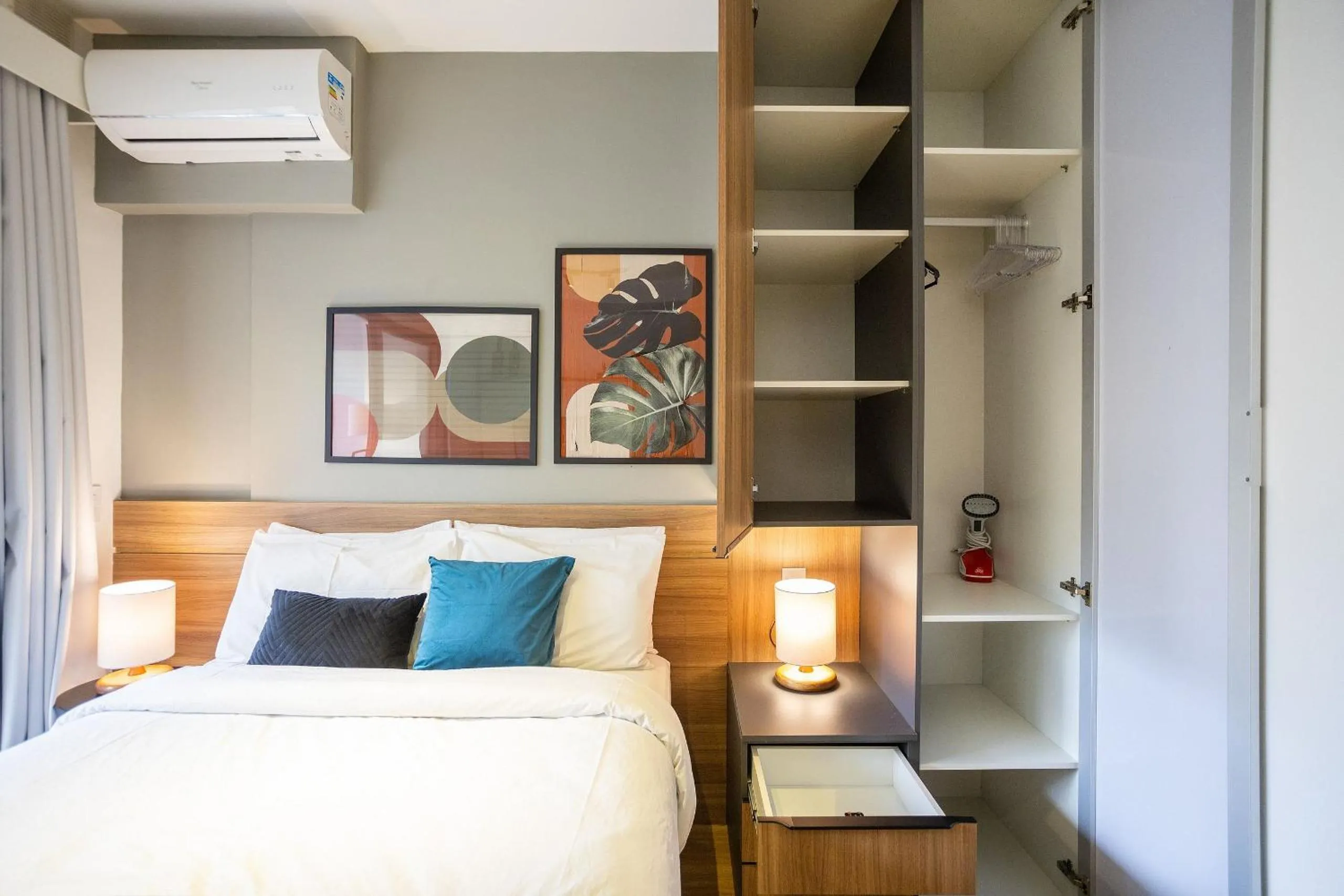 Bedroom, Bed in Atmosfera Brooklin